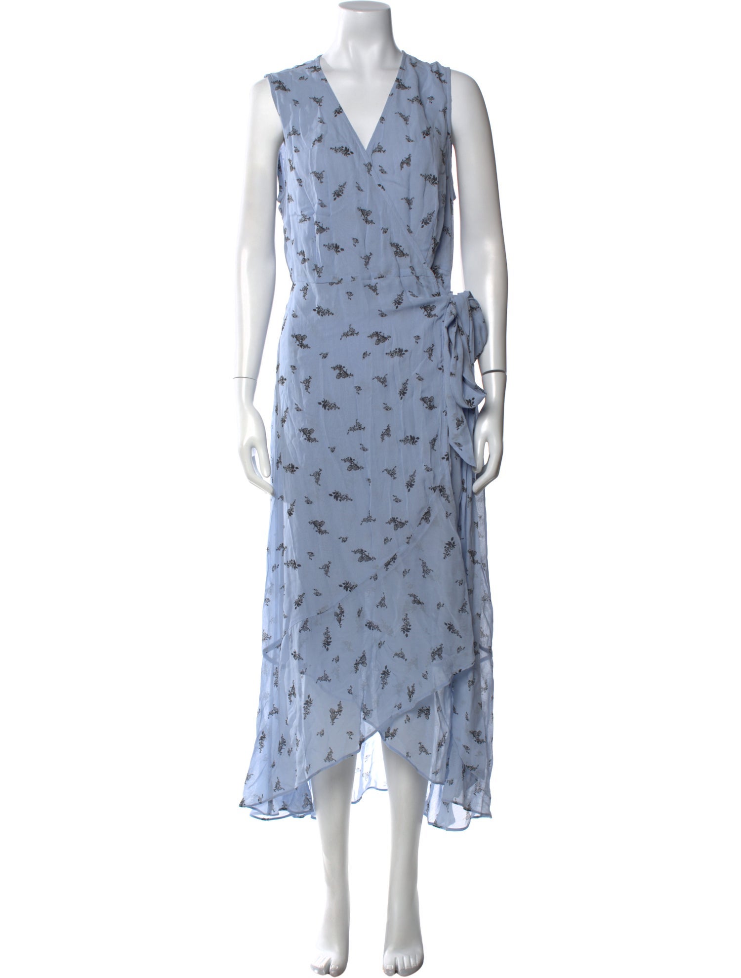 Ganni Printed Midi Length Dress