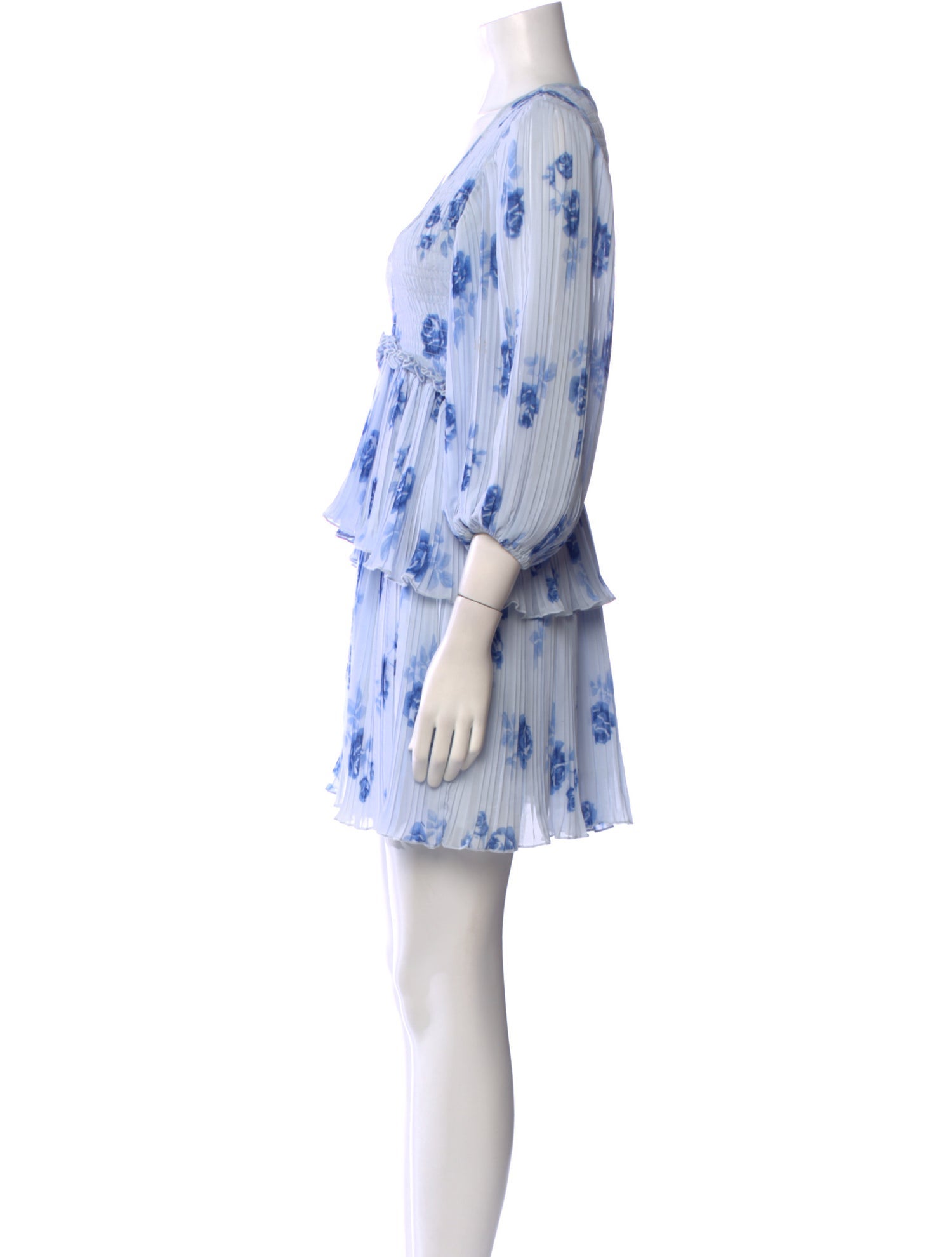 Ganni Tie-Dye Print Mini Dress