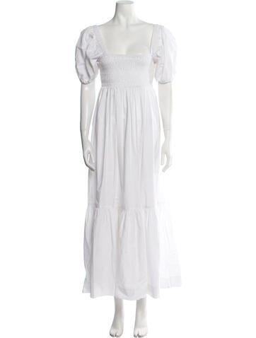 Ganni Dresses Square Neckline Long Dress Us4, Dk34 | S