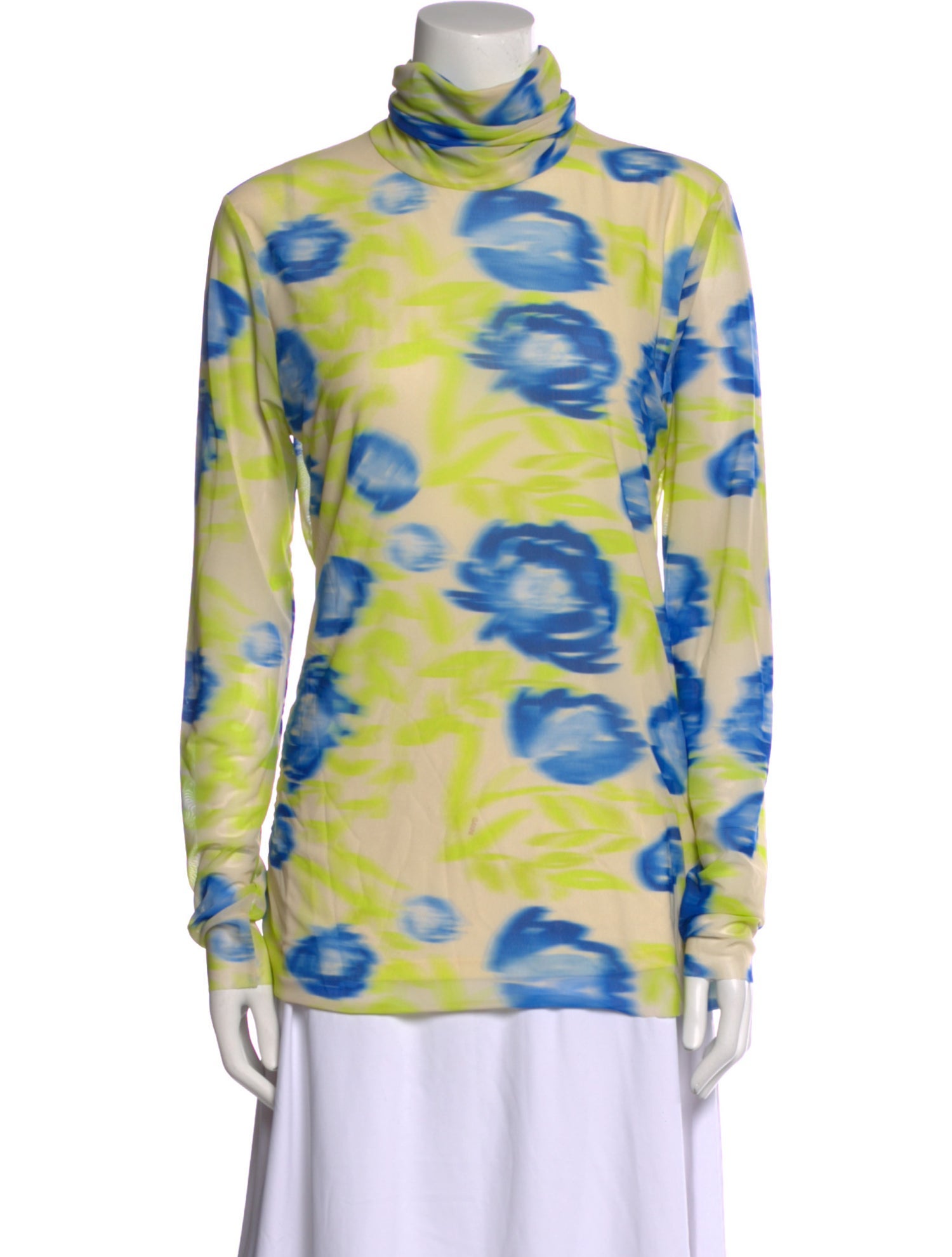 Ganni Printed Turtleneck Sweatshirt