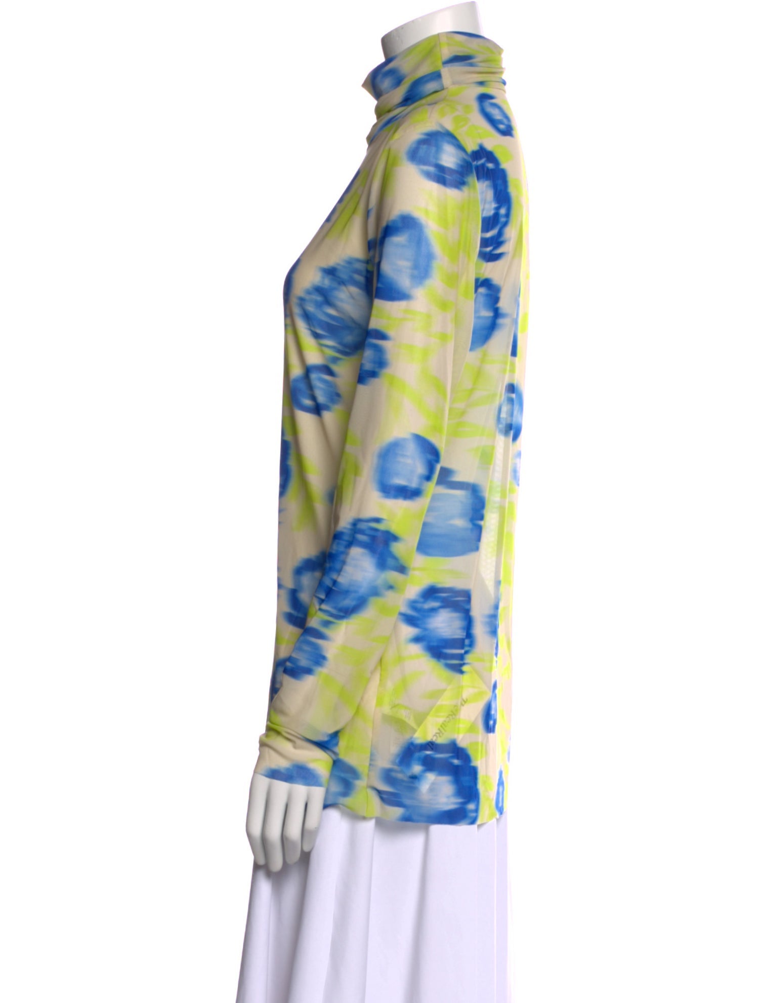 Ganni Printed Turtleneck Sweatshirt