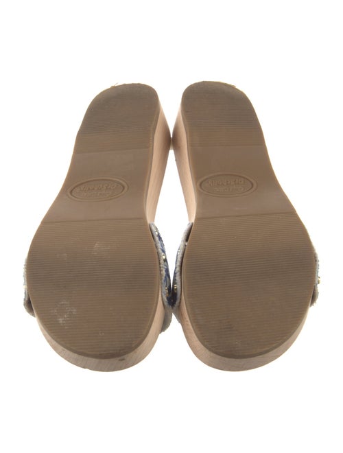 Ganni Canvas Printed Slides
