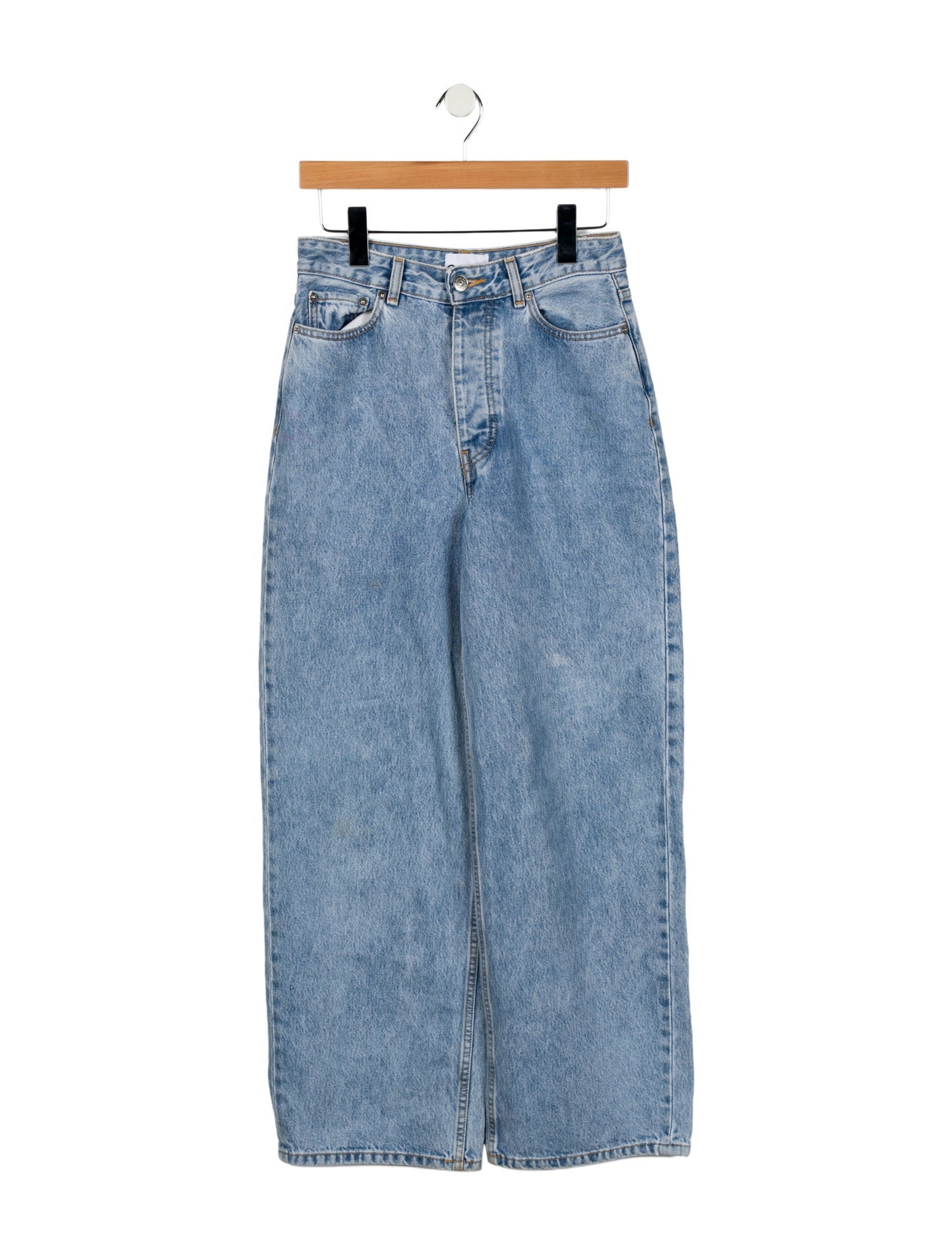 Ganni High-Rise Wide Leg Jeans