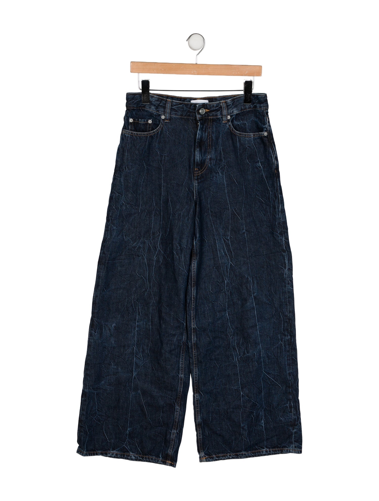 Ganni High-Rise Wide Leg Jeans