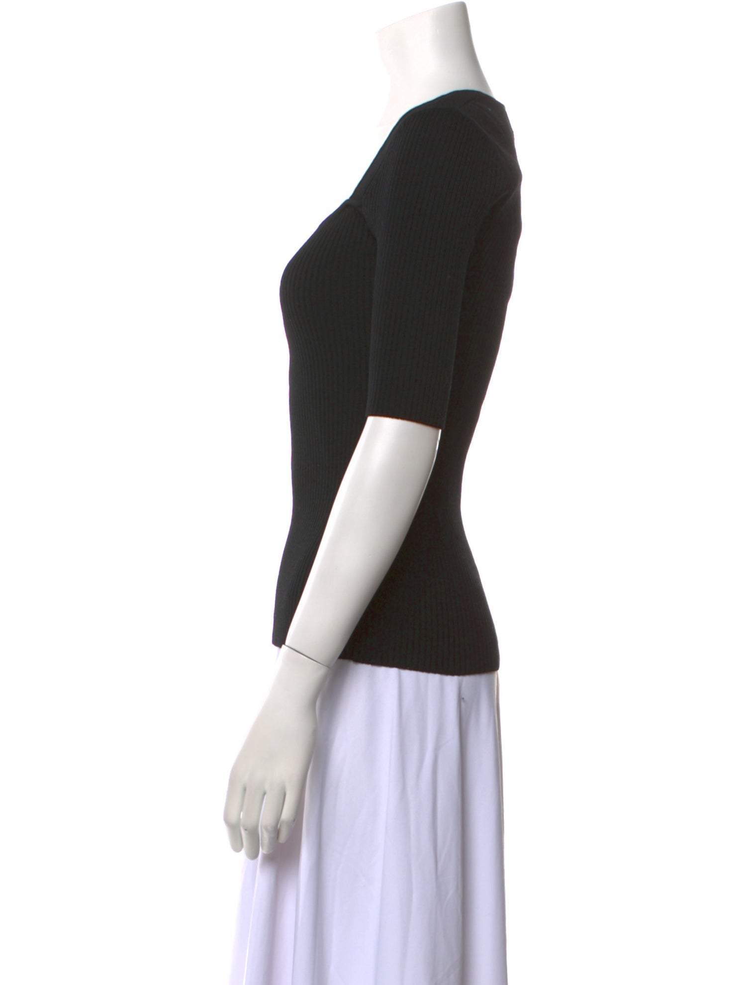 Ganni Square Neckline Sweater