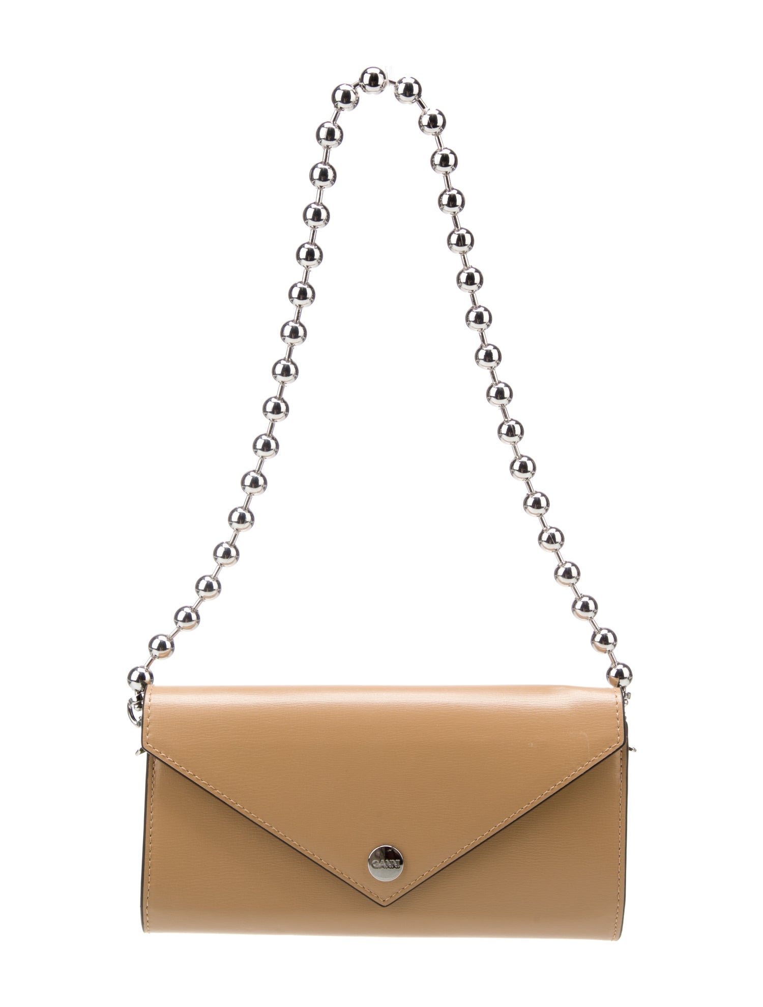 Ganni Leather Shoulder Bag