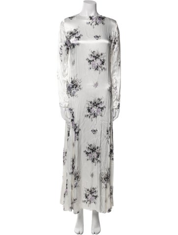 Ganni Dresses Floral Print Long Dress Us4, Dk34 | S