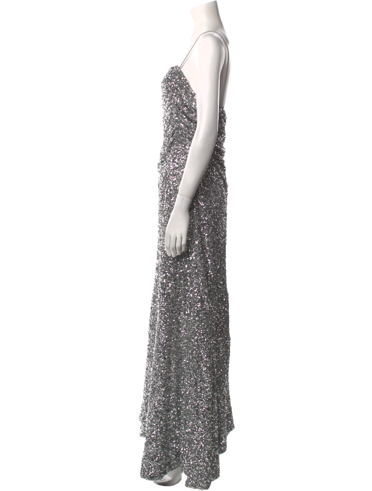 Ganni Square Neckline Long Dress