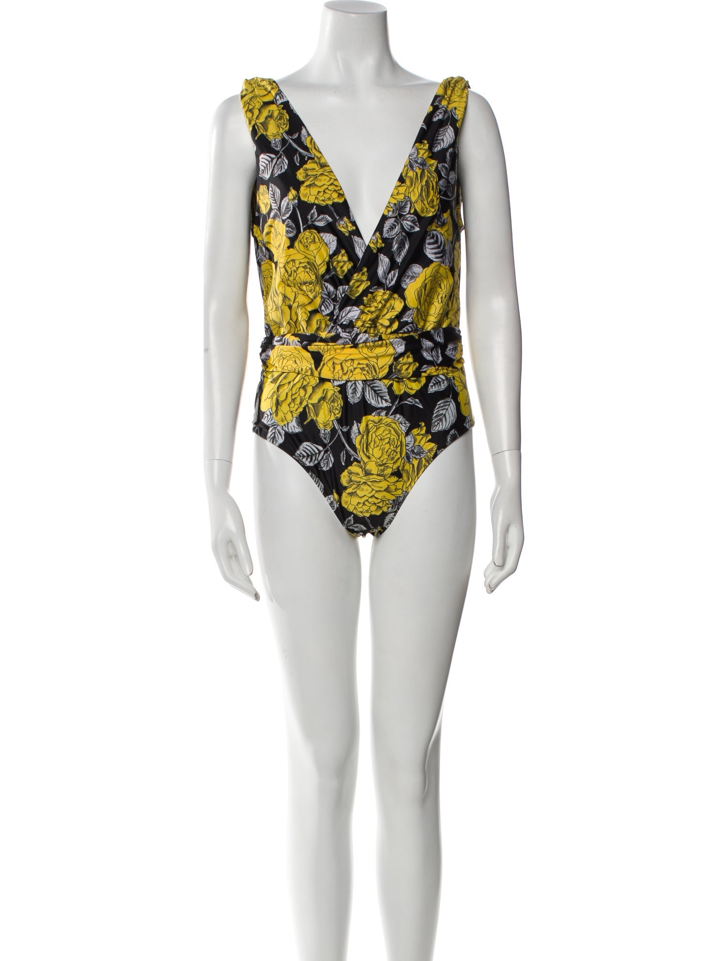 Ganni Floral Print One-Piece