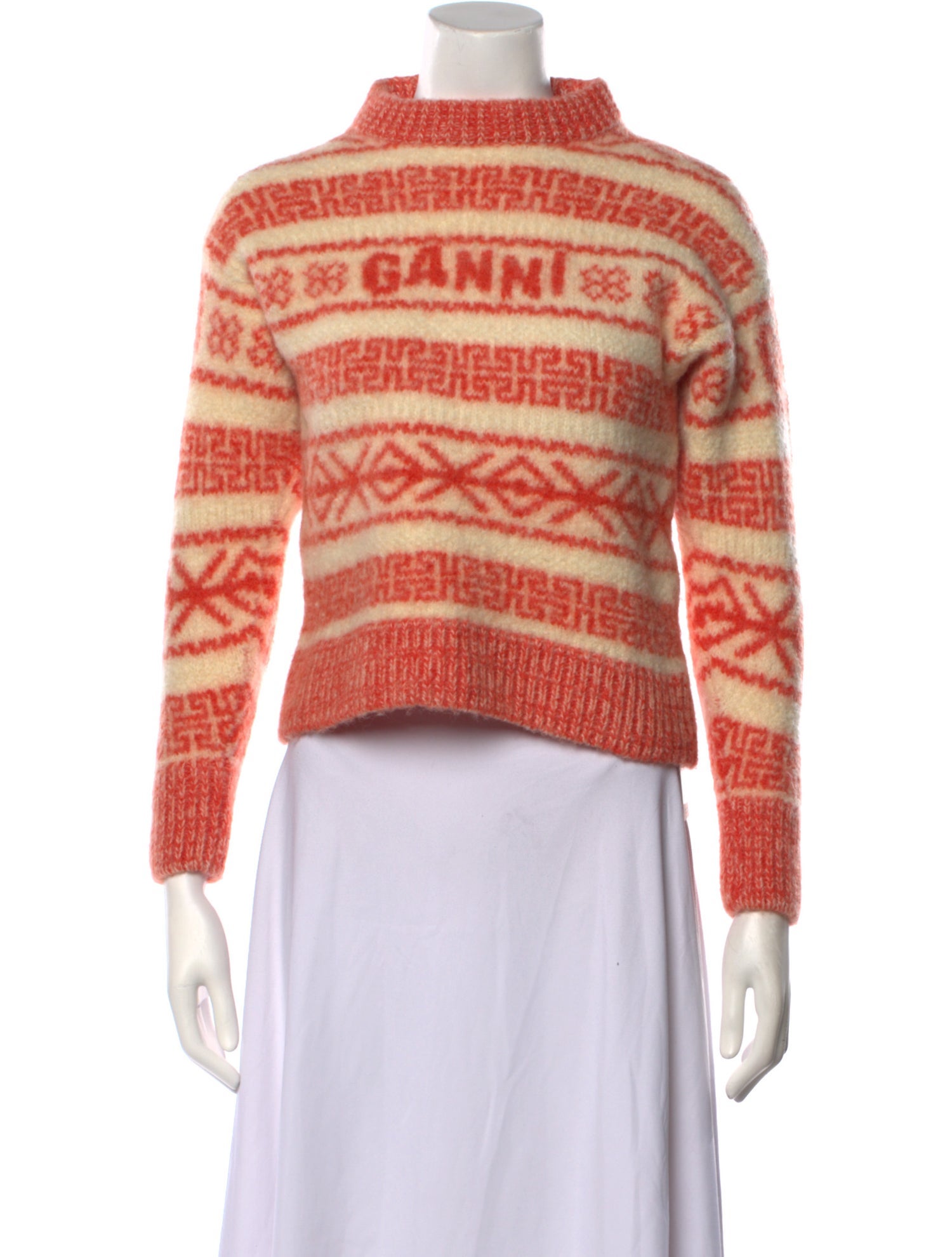 Ganni Wool Striped Sweater w/ Tags