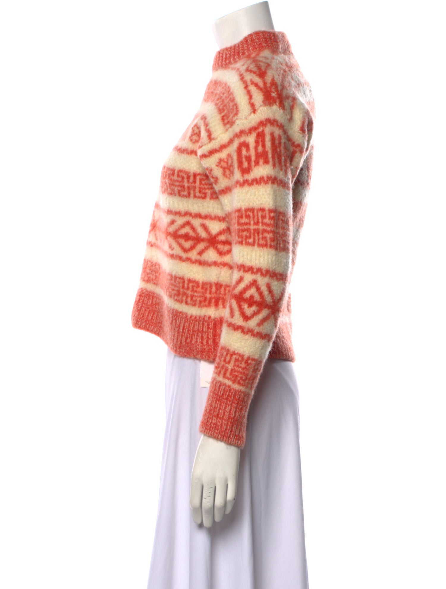 Ganni Wool Striped Sweater w/ Tags