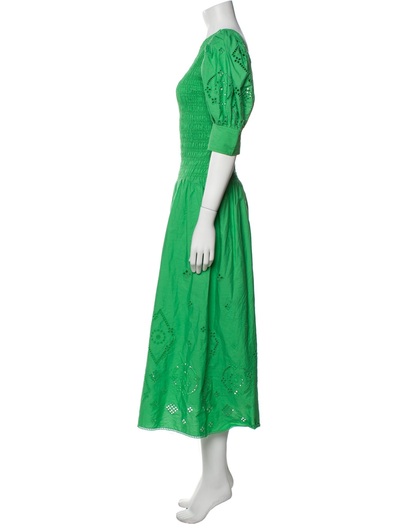 Ganni Crew Neck Long Dress