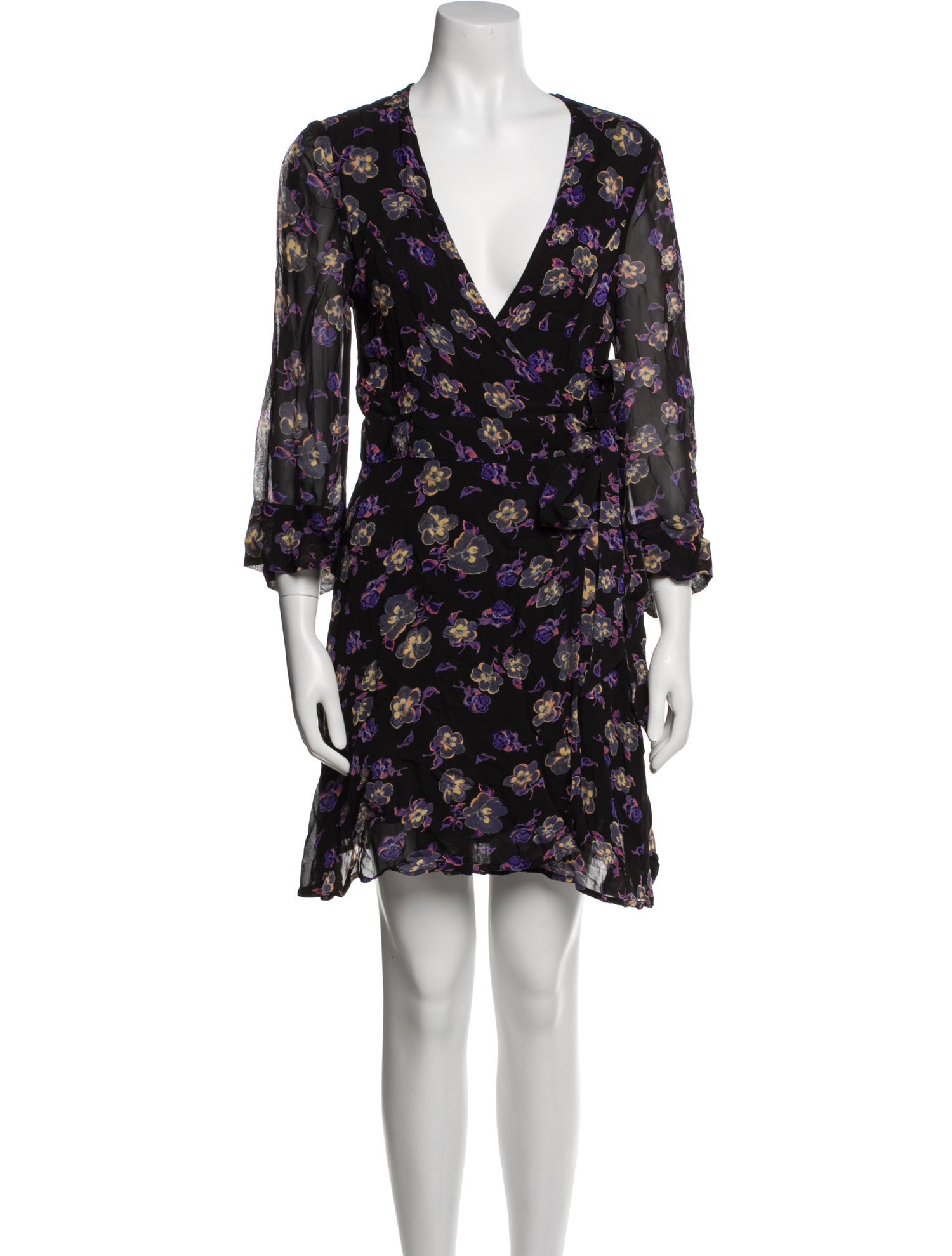 Ganni Floral Print Mini Dress