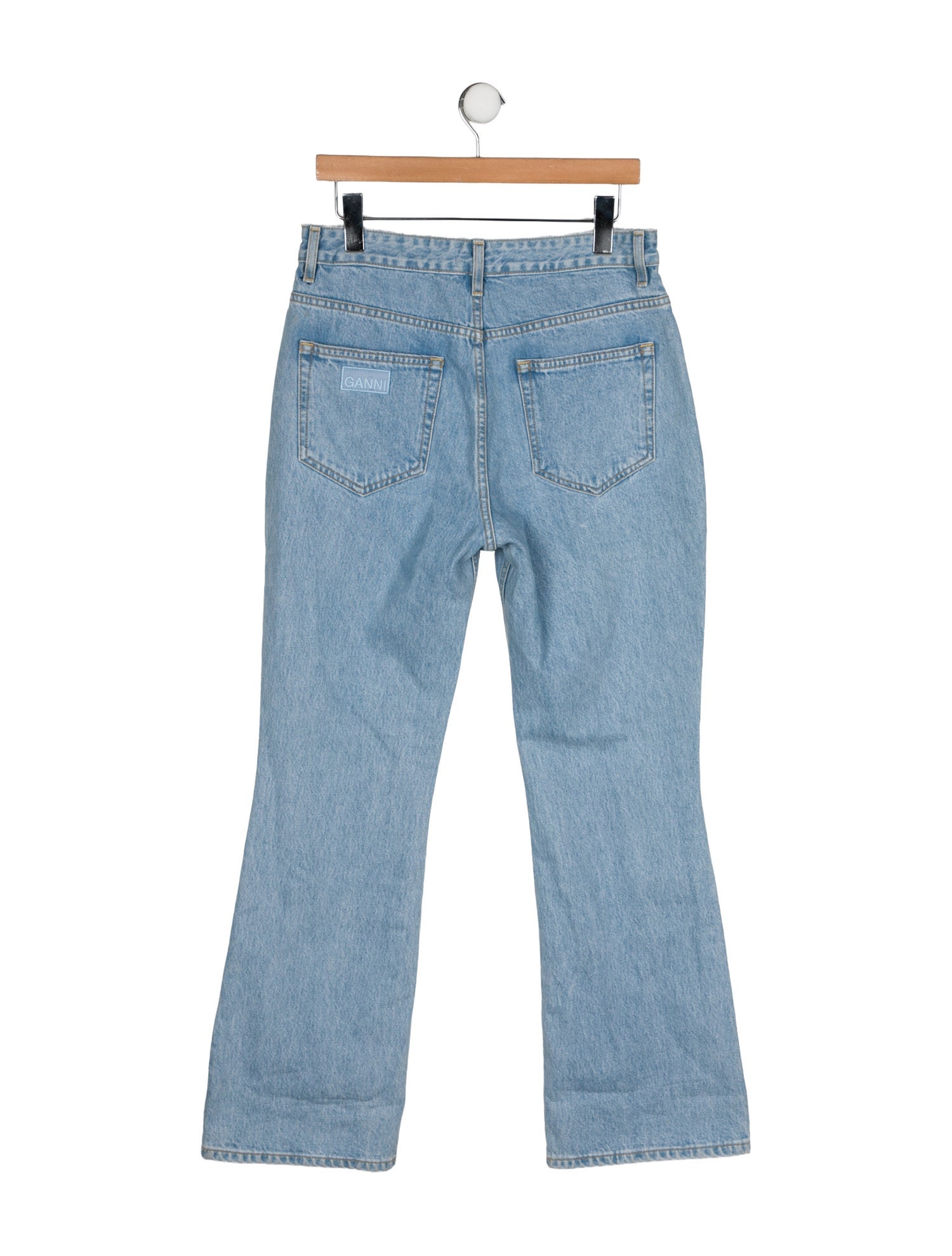 Ganni High-Rise Wide Leg Jeans