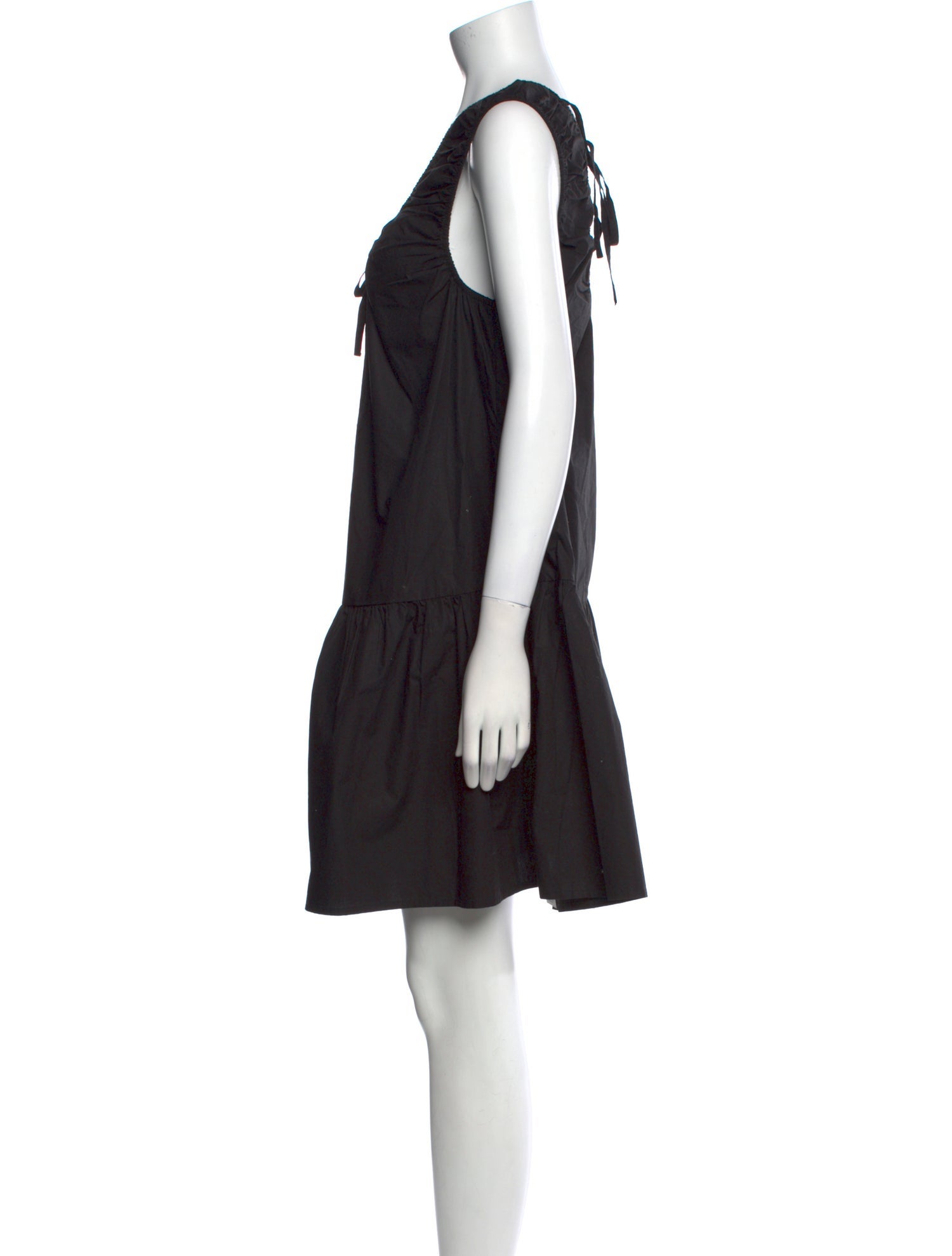 Ganni Square Neckline Mini Dress