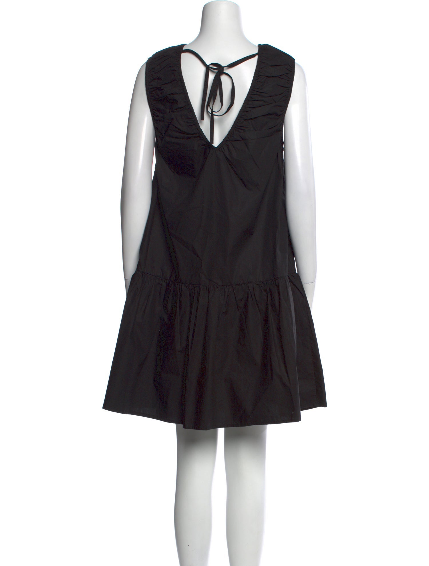 Ganni Square Neckline Mini Dress