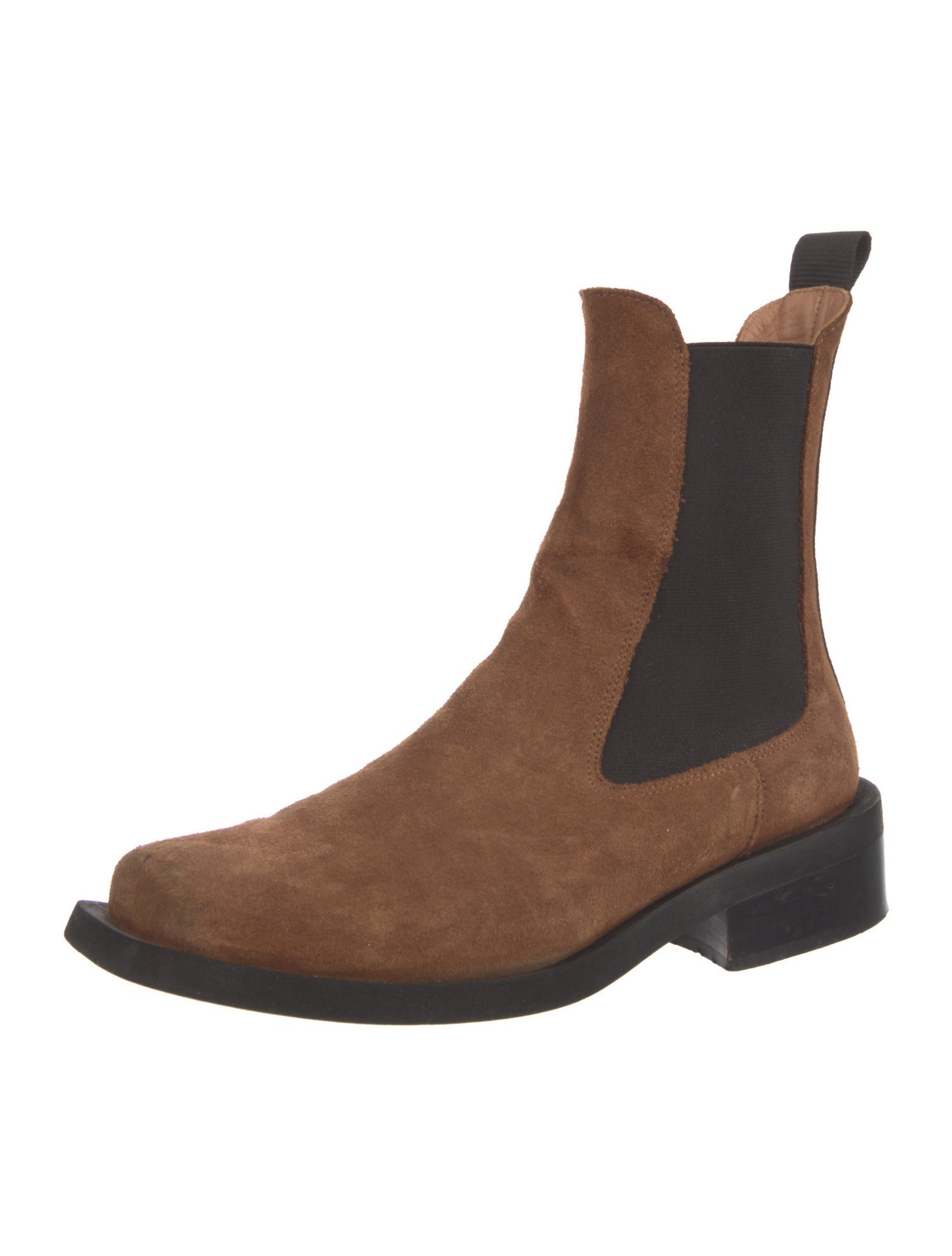 Ganni Leather Chelsea Boots