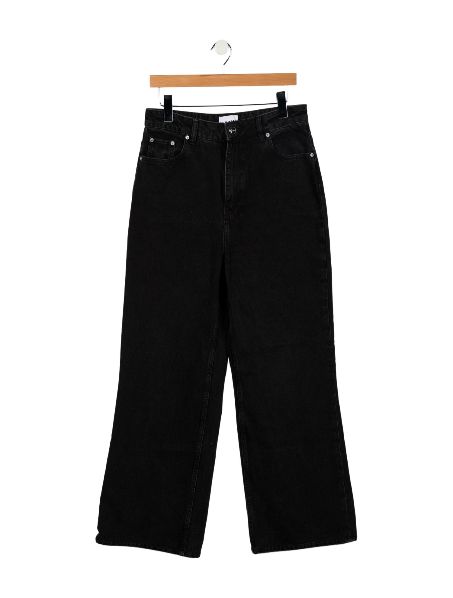 Ganni High-Rise Wide Leg Jeans