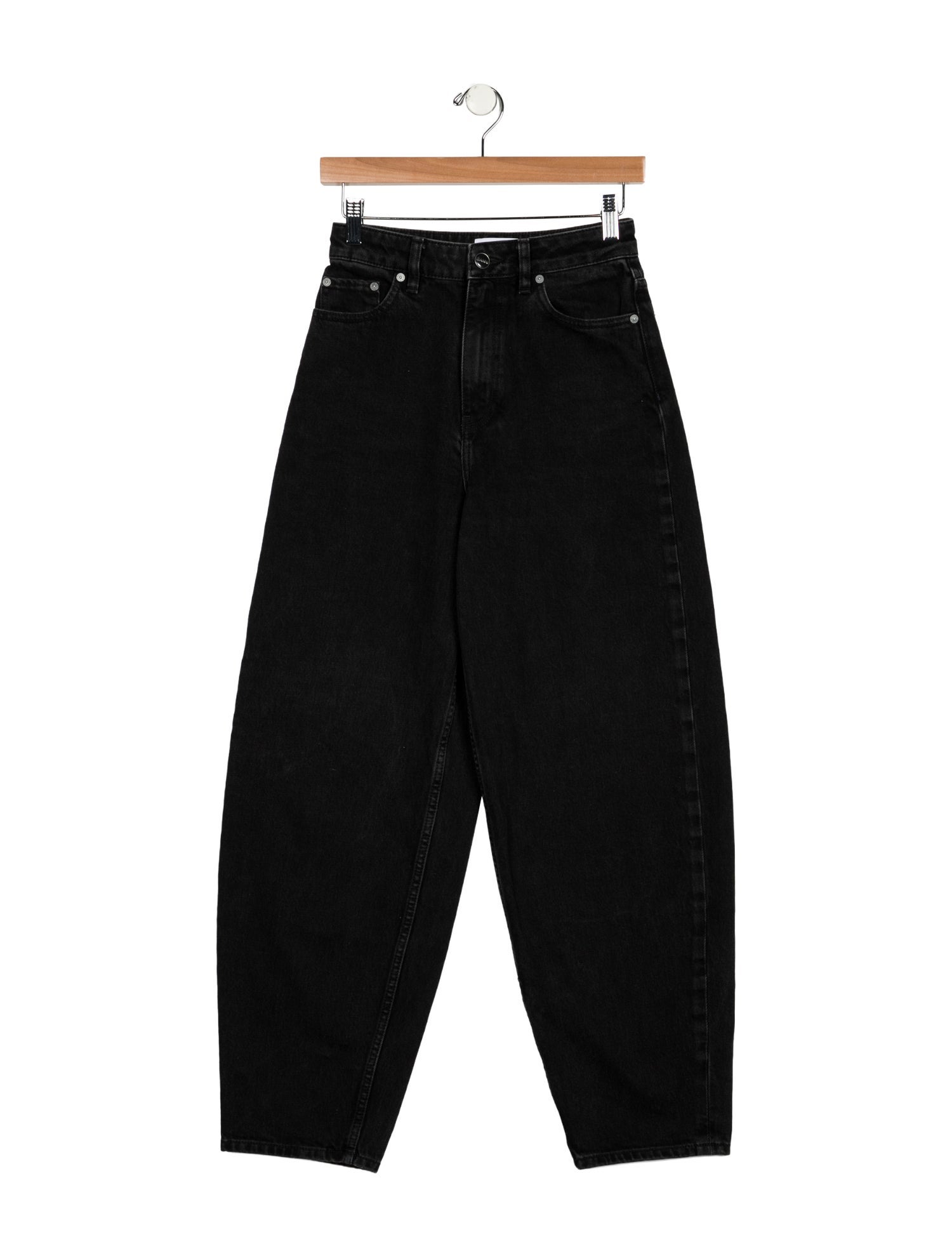 Ganni Low-Rise Straight Leg Jeans