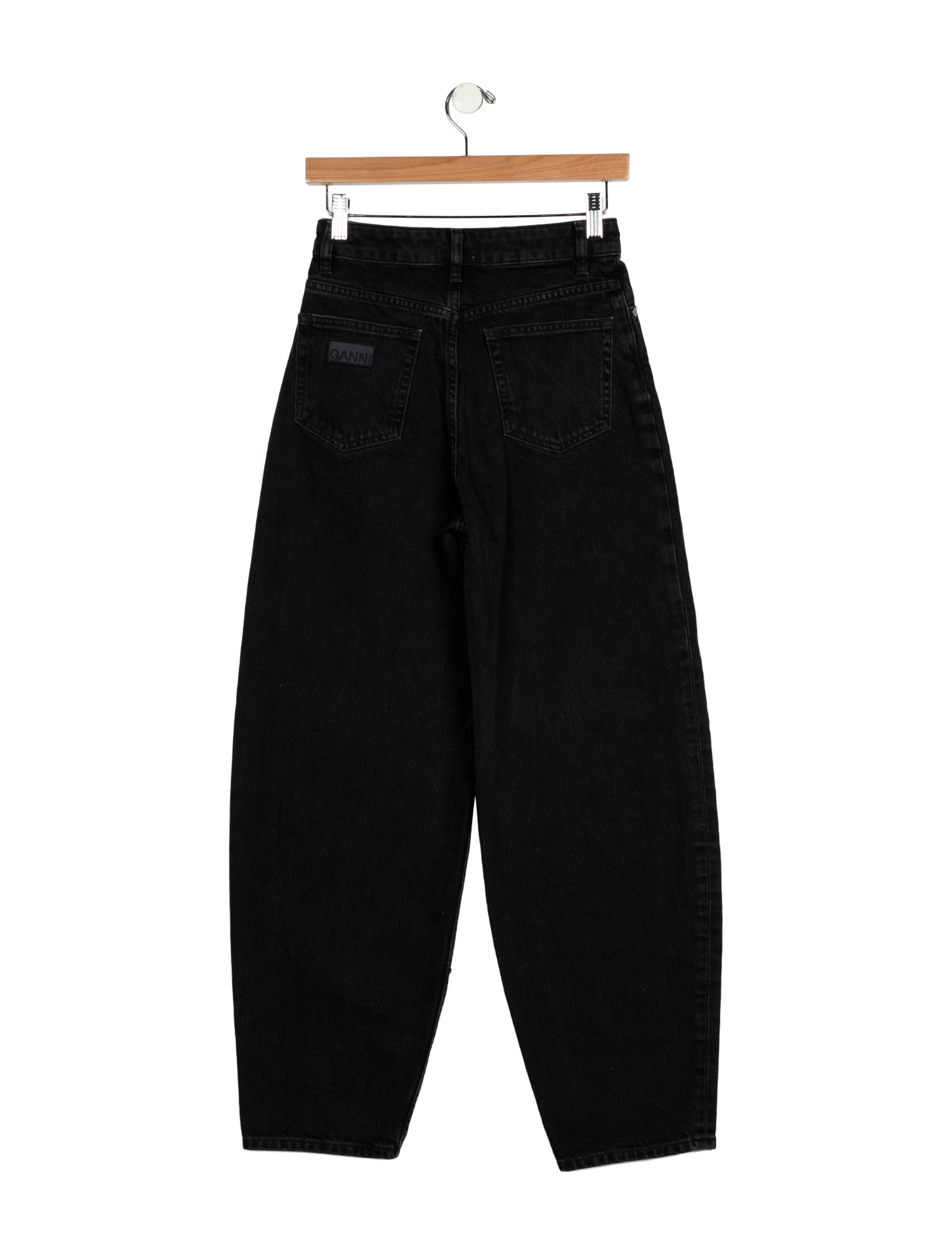 Ganni Low-Rise Straight Leg Jeans