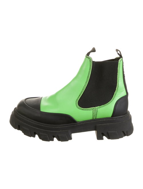 Ganni Leather Chelsea Boots