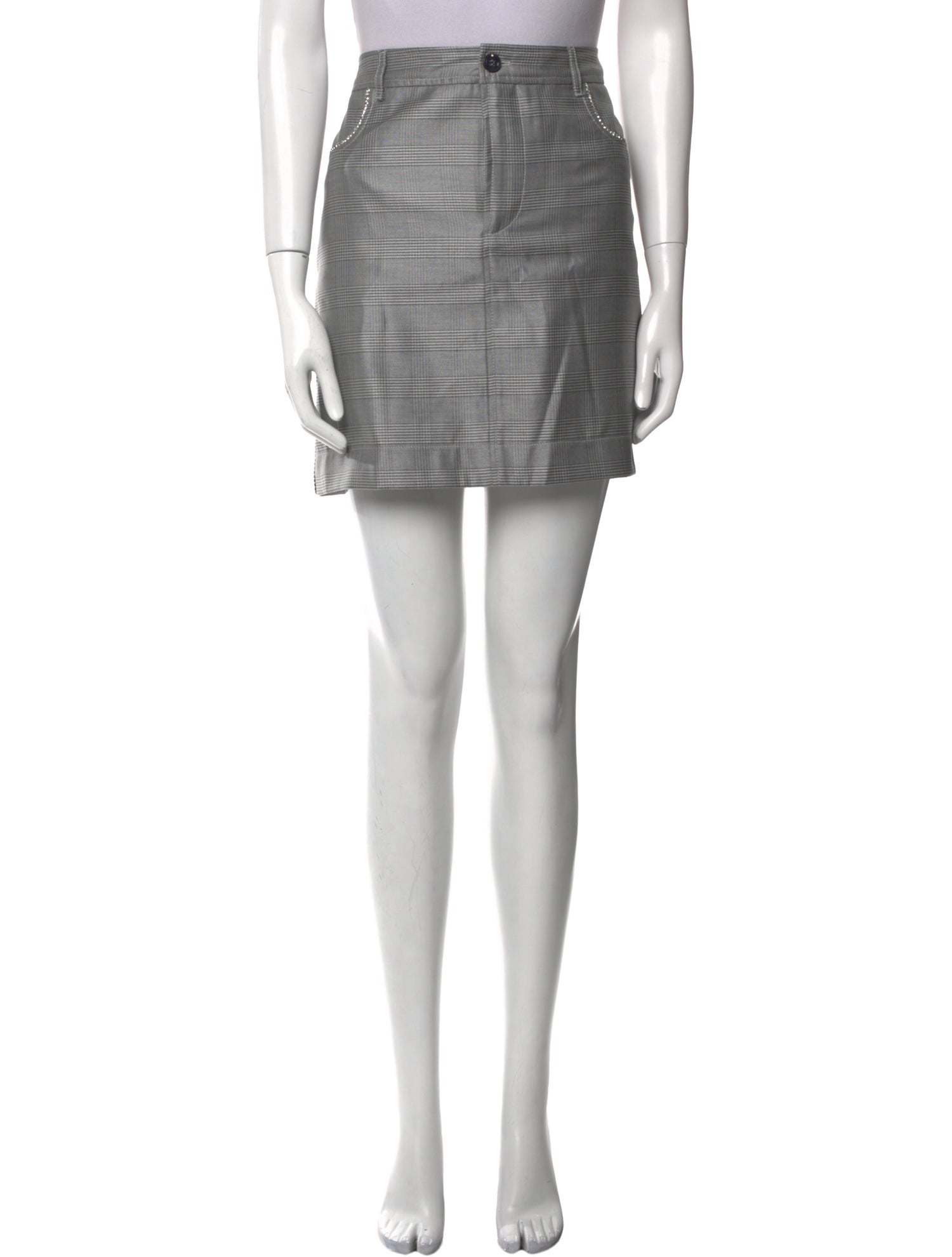 Ganni Silk Mini Skirt