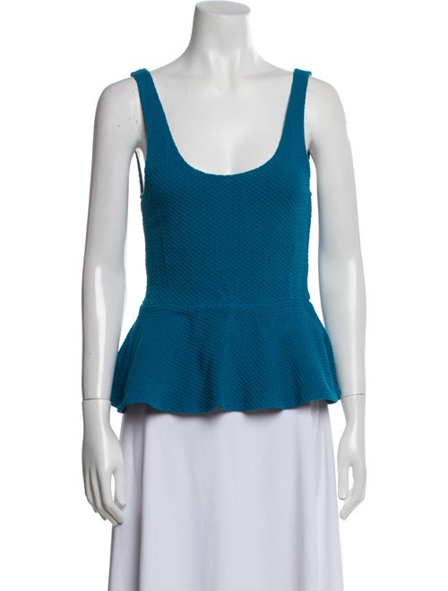 Ganni Scoop Neck Sleeveless Top