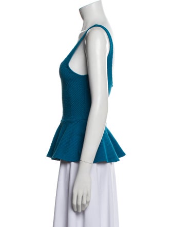 Ganni Scoop Neck Sleeveless Top