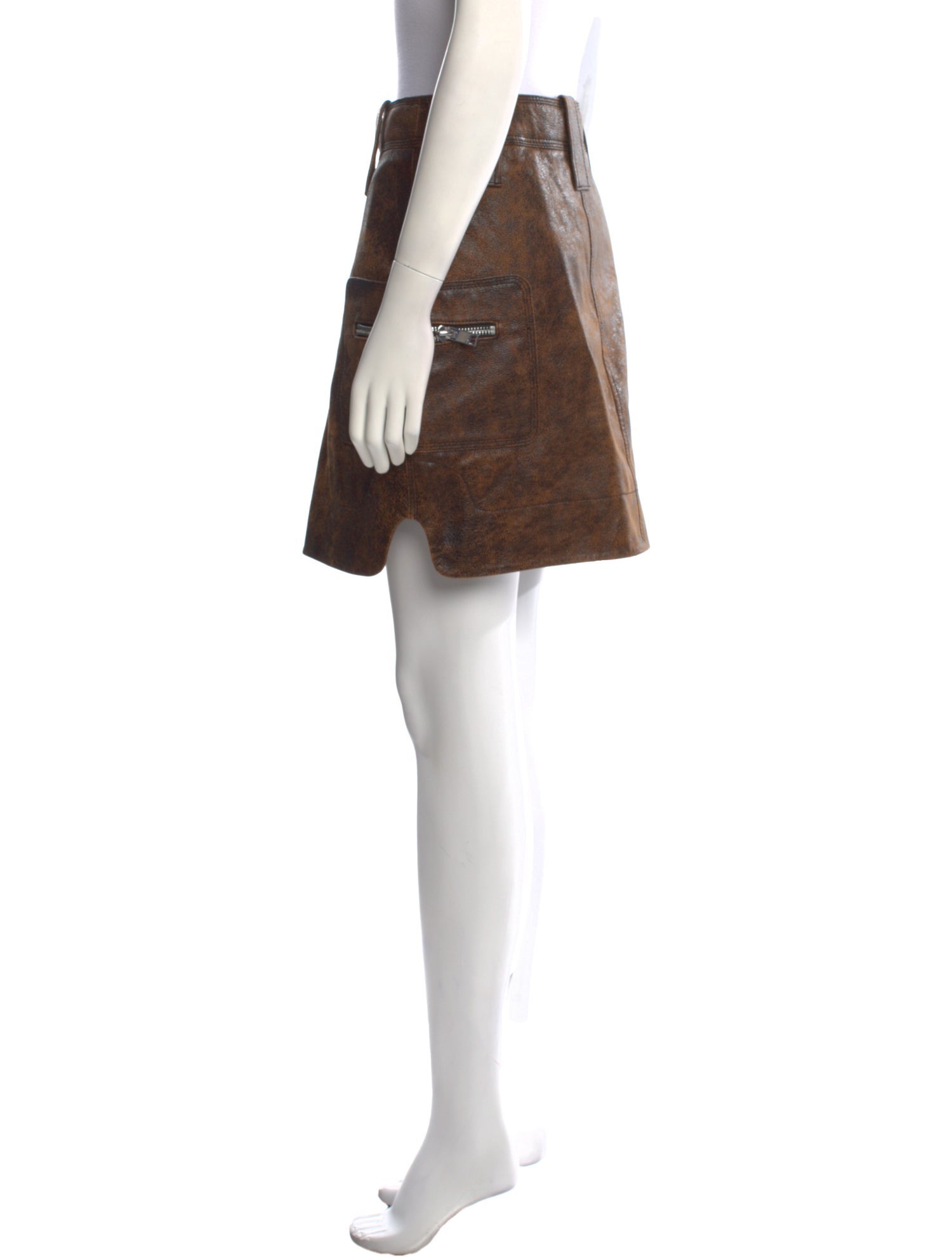 Ganni Wool Mini Skirt