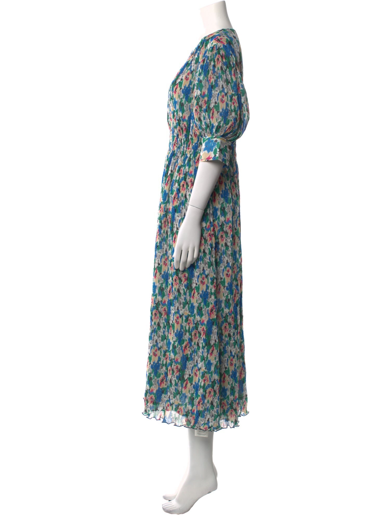 Ganni Floral Print Long Dress