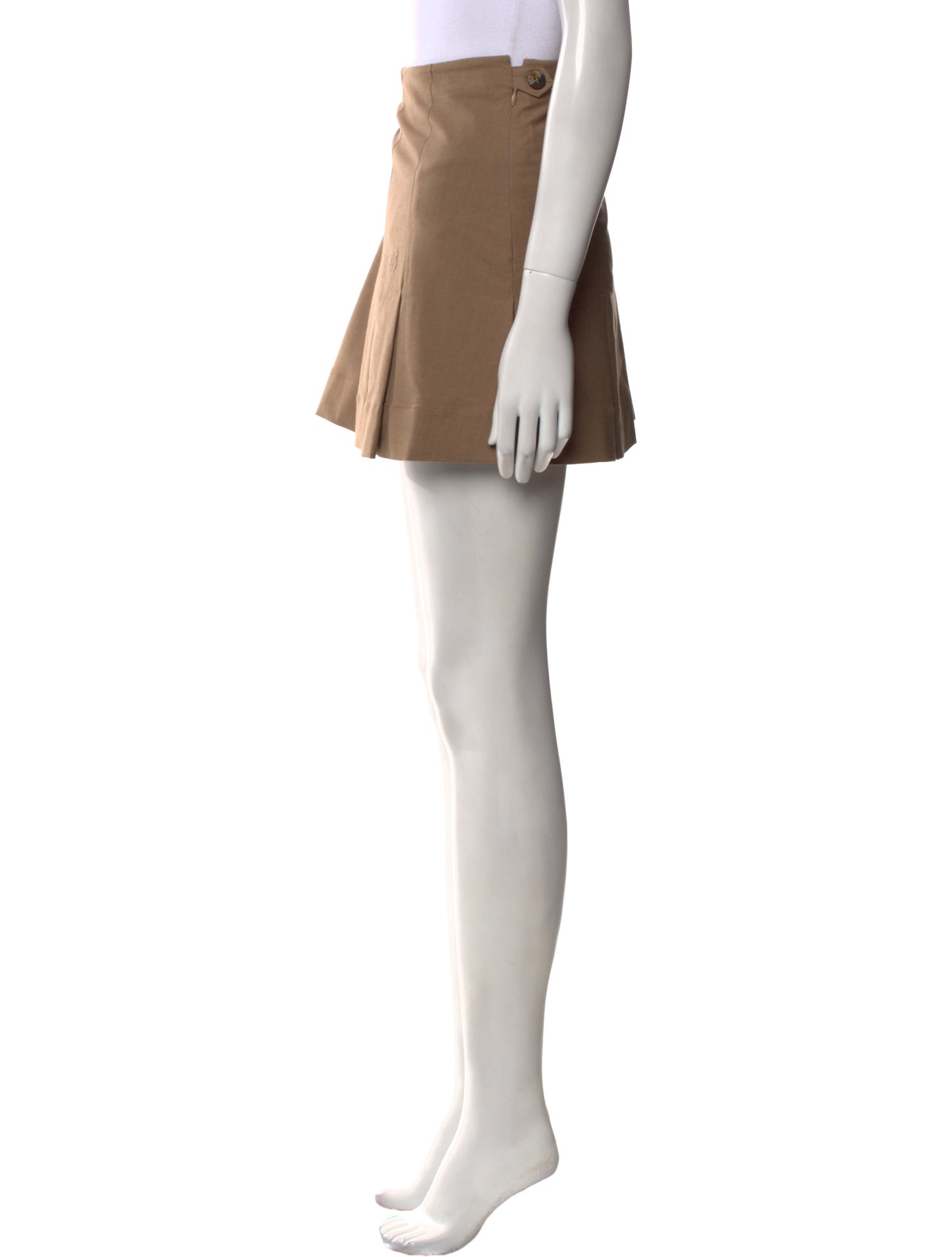 Ganni Crystal Embellishments Mini Skirt