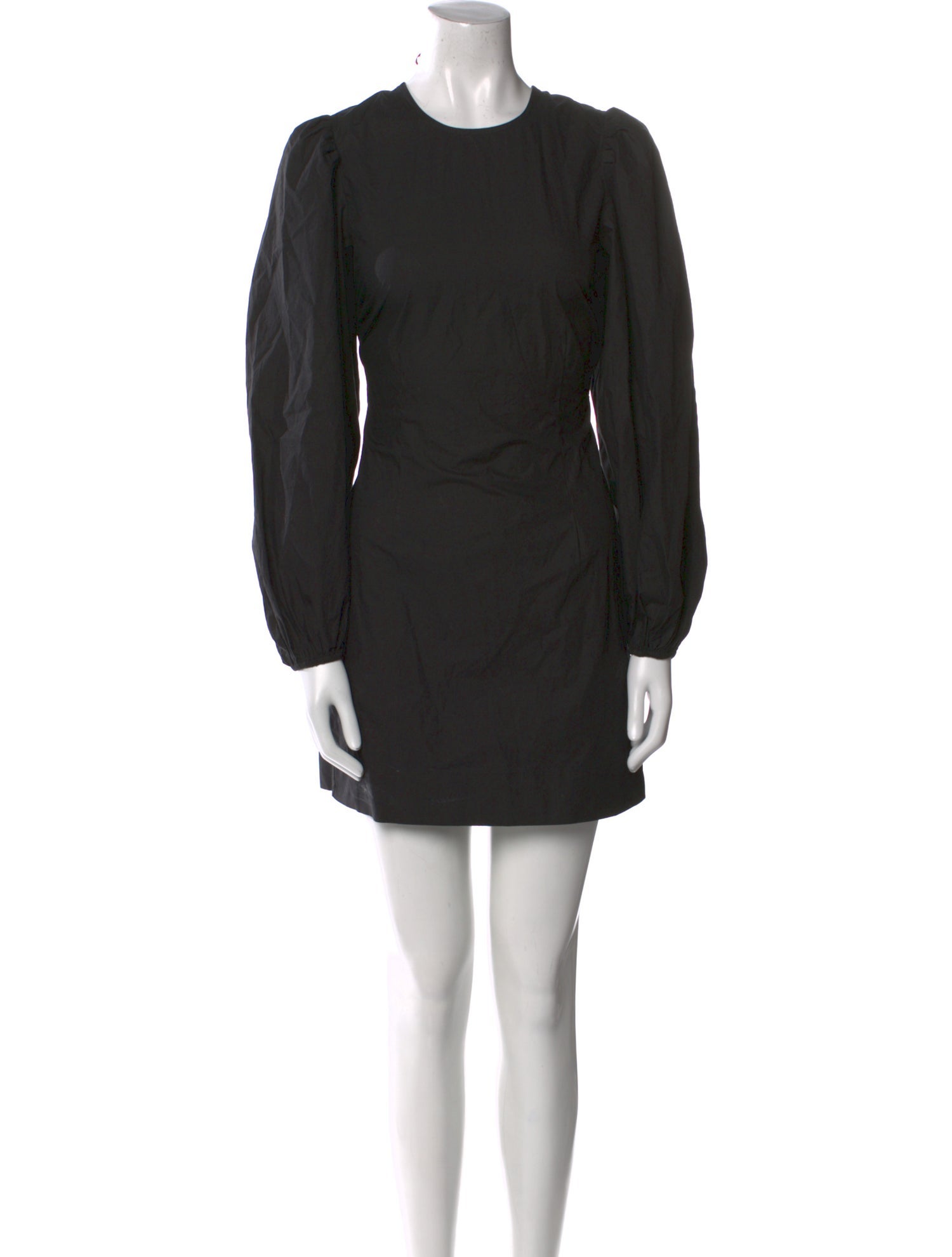 Ganni Crew Neck Mini Dress