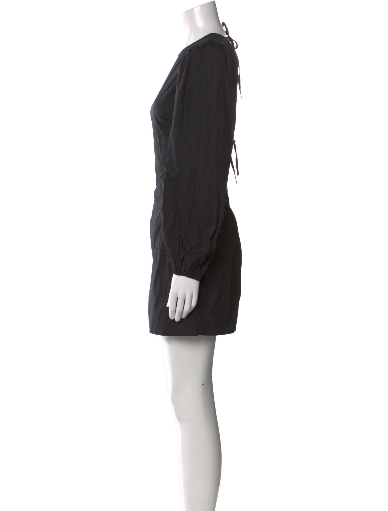 Ganni Crew Neck Mini Dress