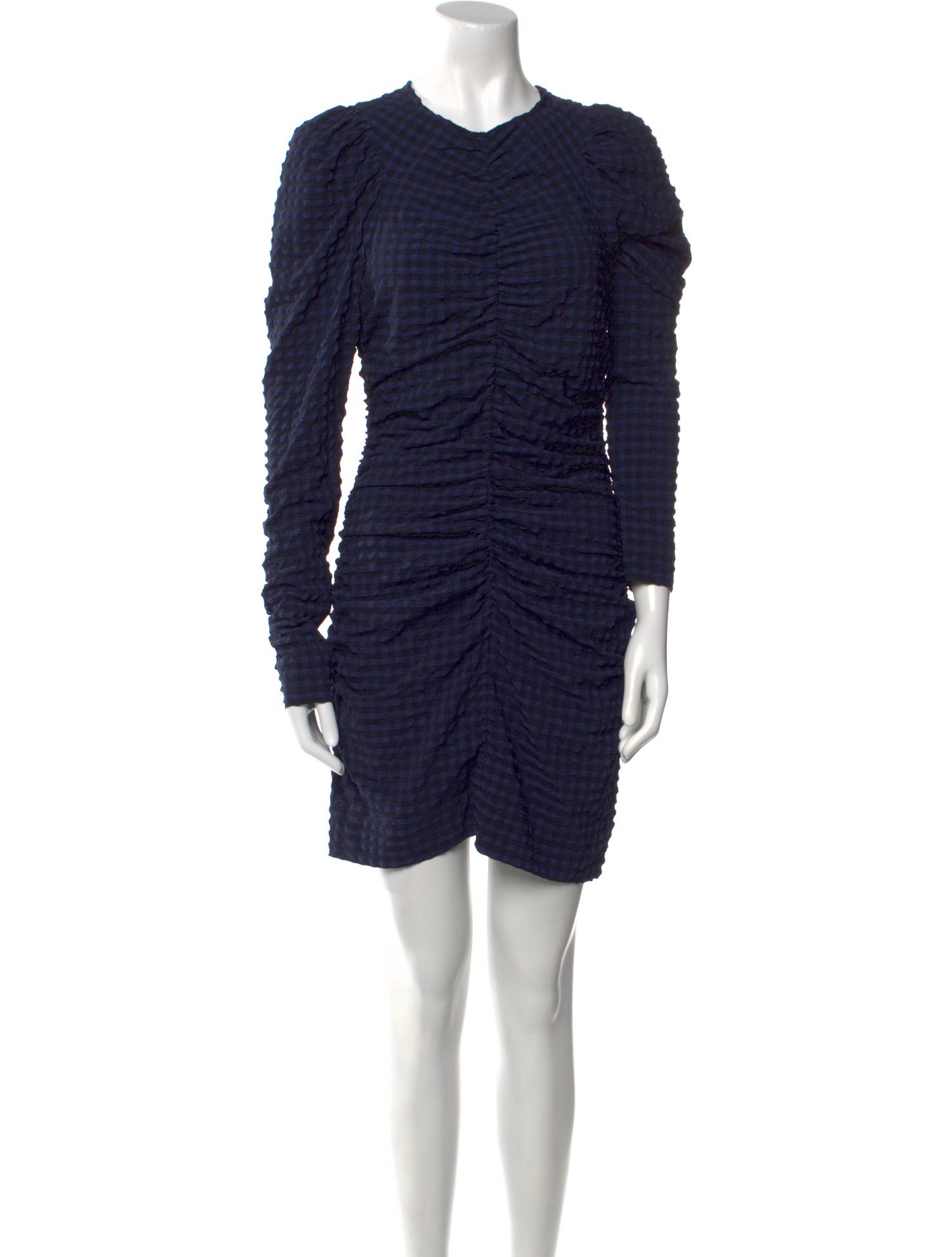 Ganni Crew Neck Mini Dress