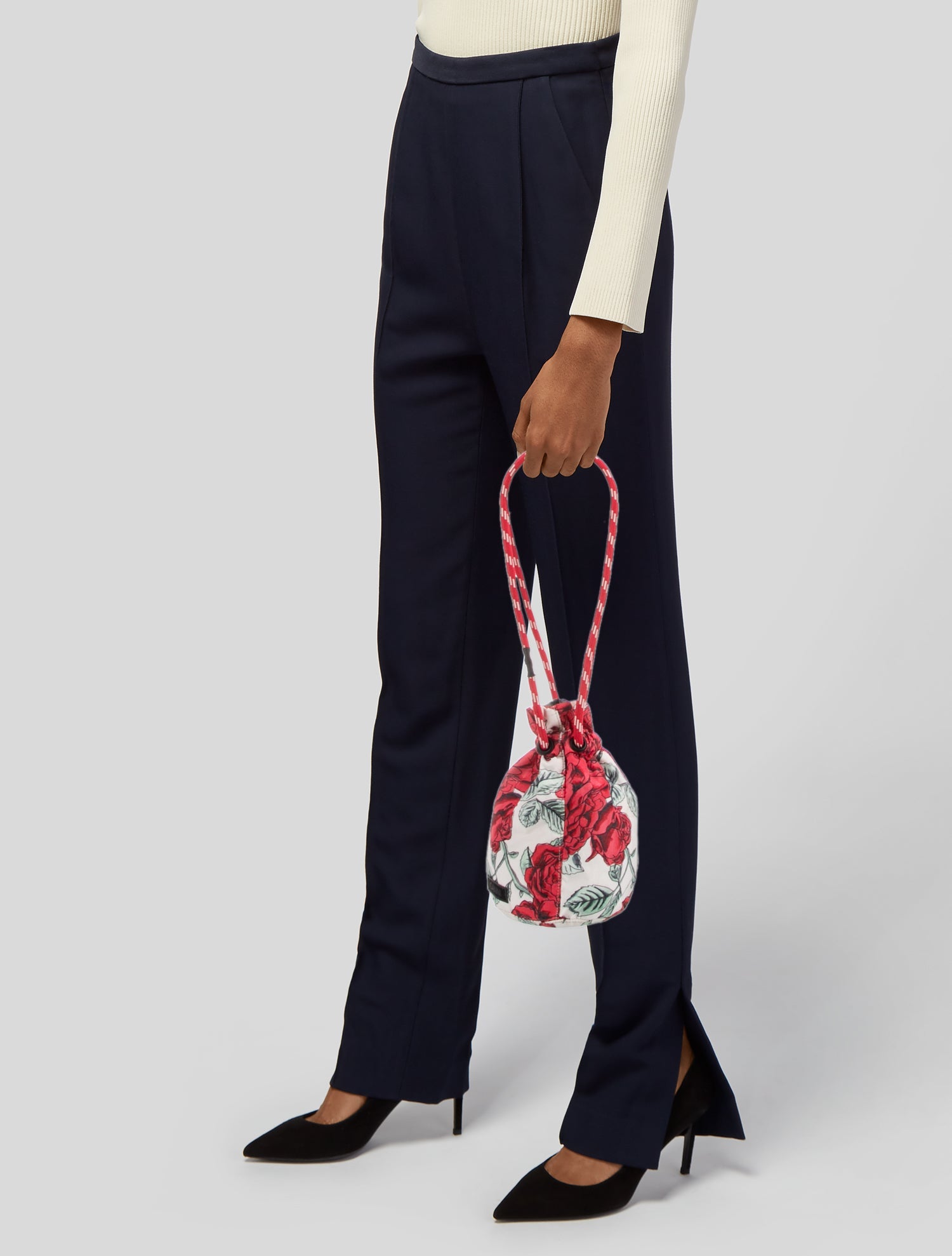 Ganni Nylon Bucket Bag