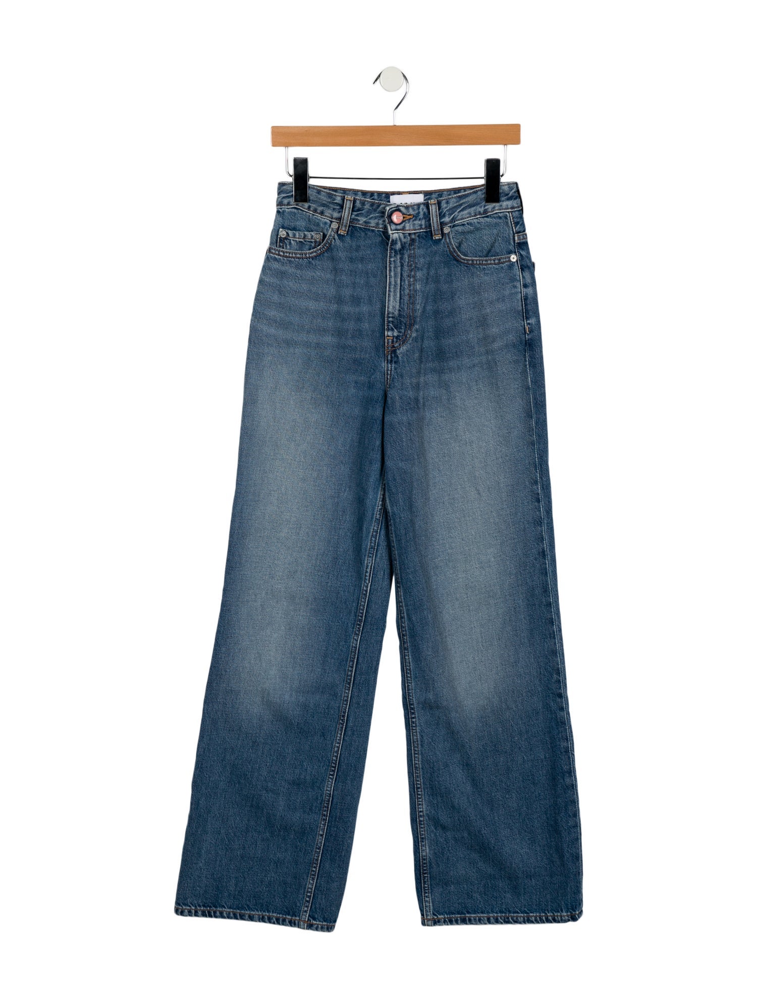 Ganni High-Rise Wide Leg Jeans