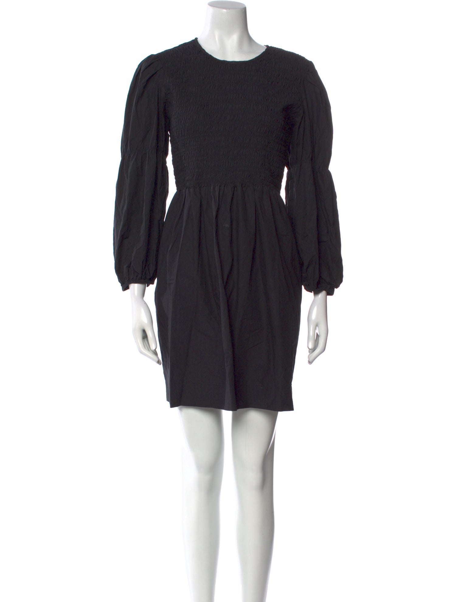 Ganni Crew Neck Mini Dress