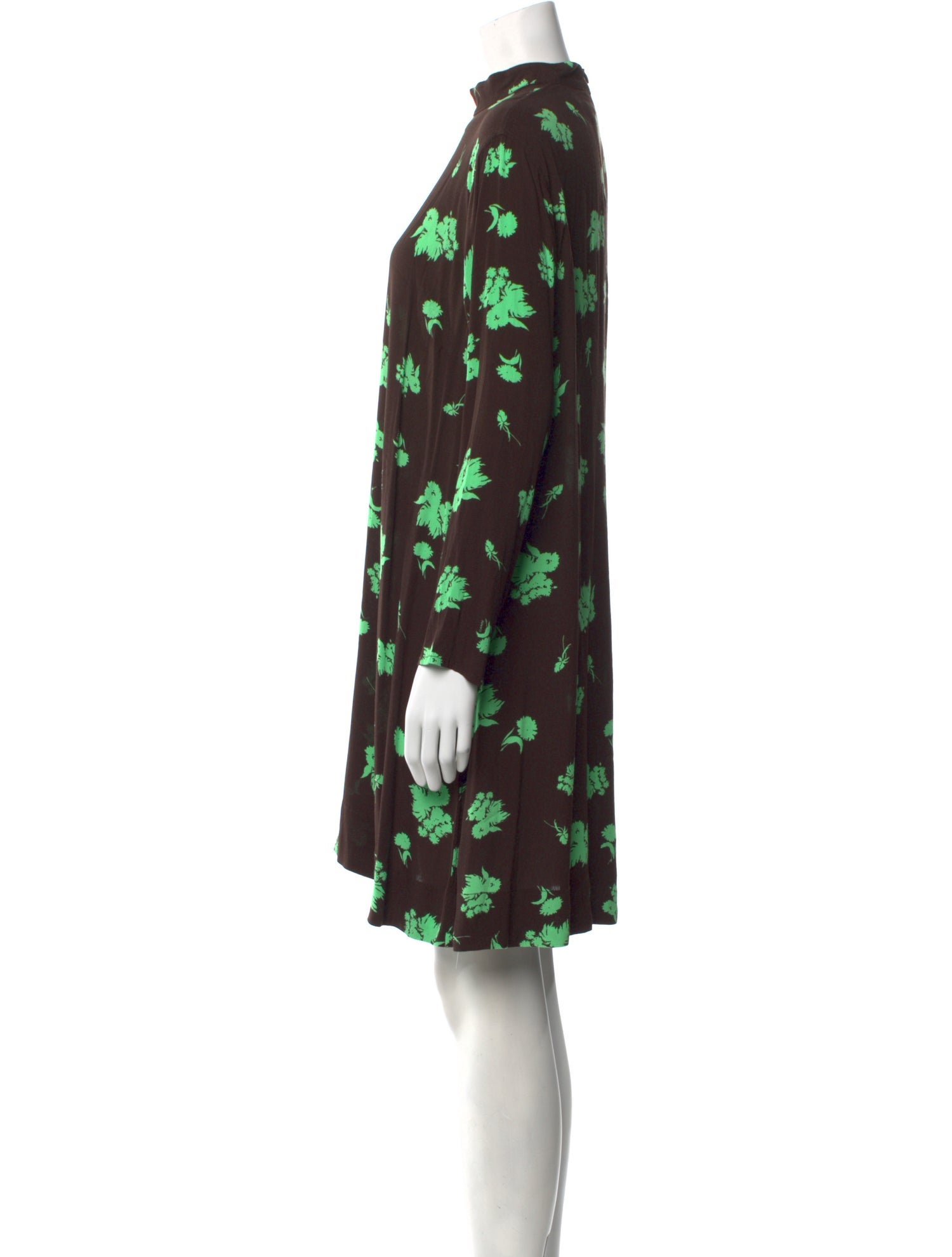 Ganni Floral Print Knee-Length Dress w/ Tags
