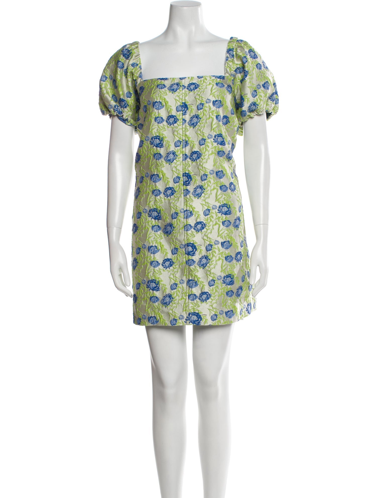 Ganni Floral Print Mini Dress w/ Tags