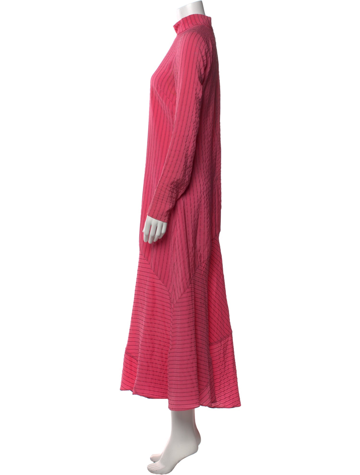 Ganni Silk Long Dress