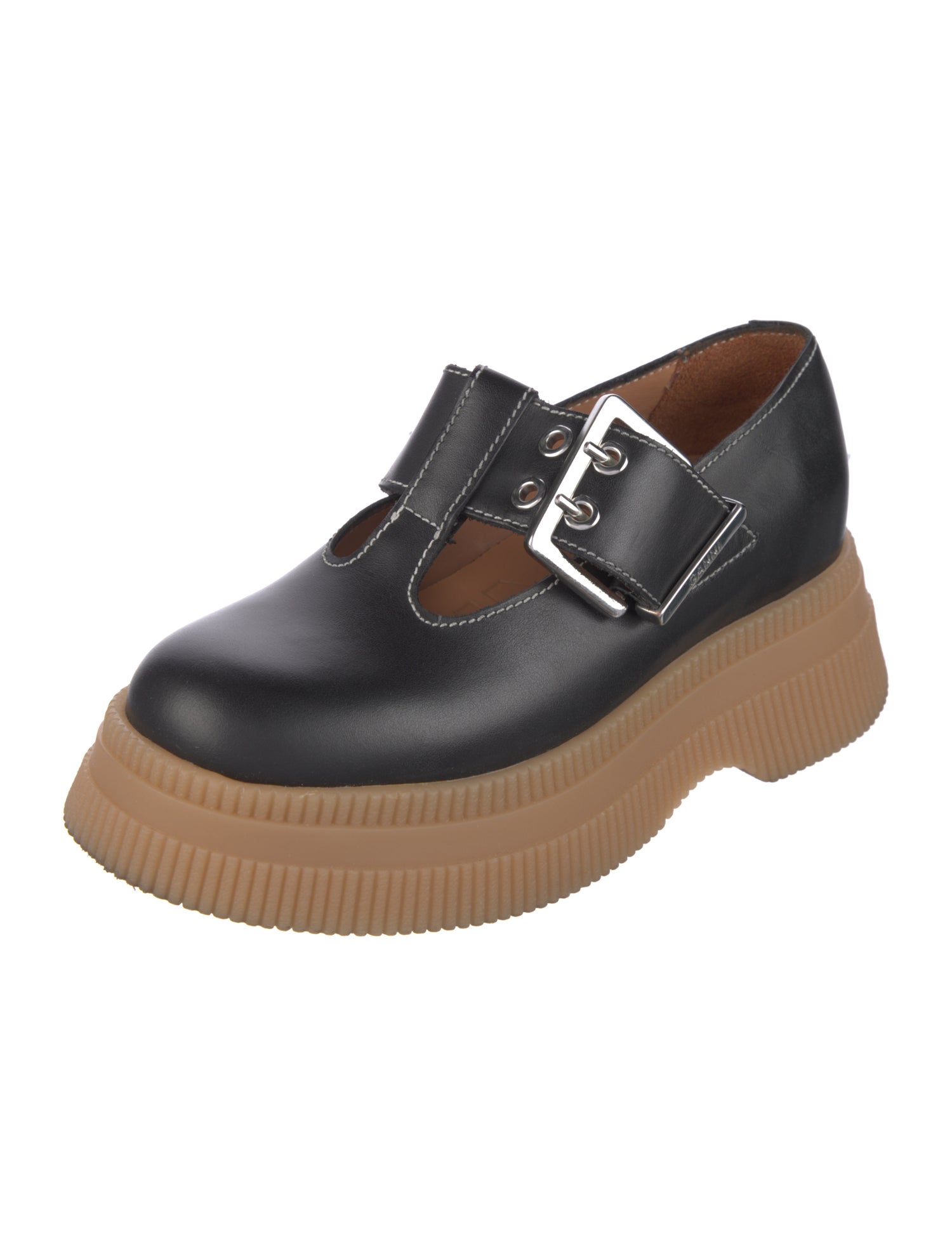 Ganni Leather Loafers