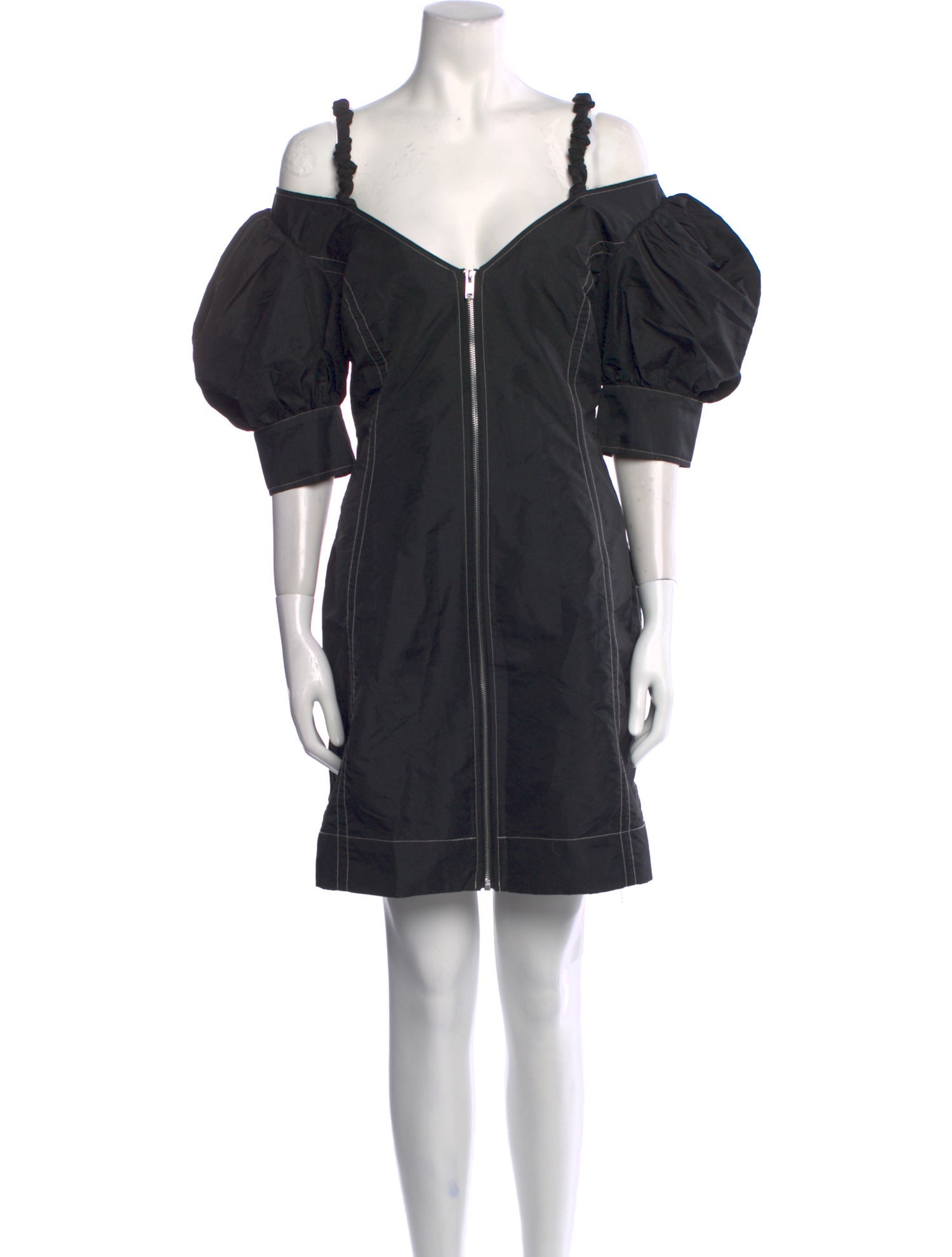 Ganni Square Neckline Mini Dress w/ Tags