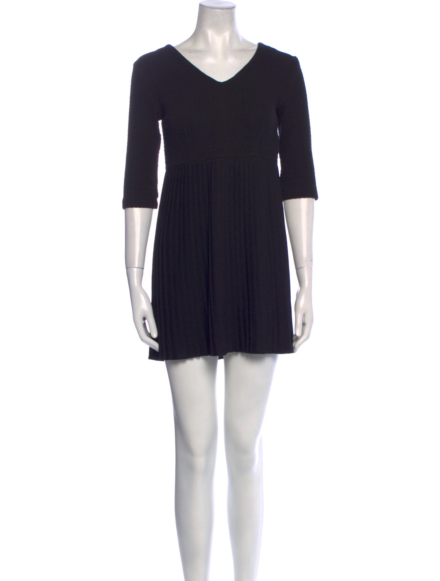 Ganni V-Neck Mini Dress