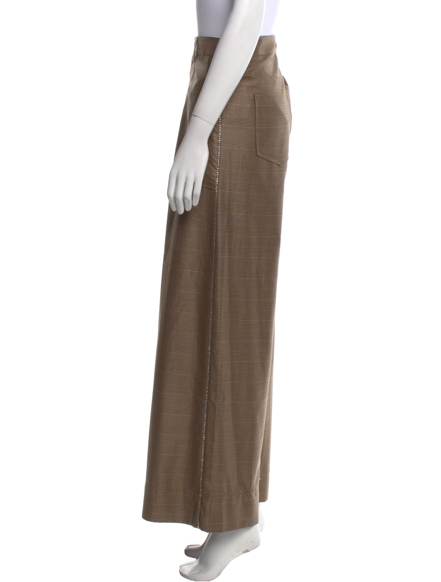 Ganni Silk Wide Leg Pants