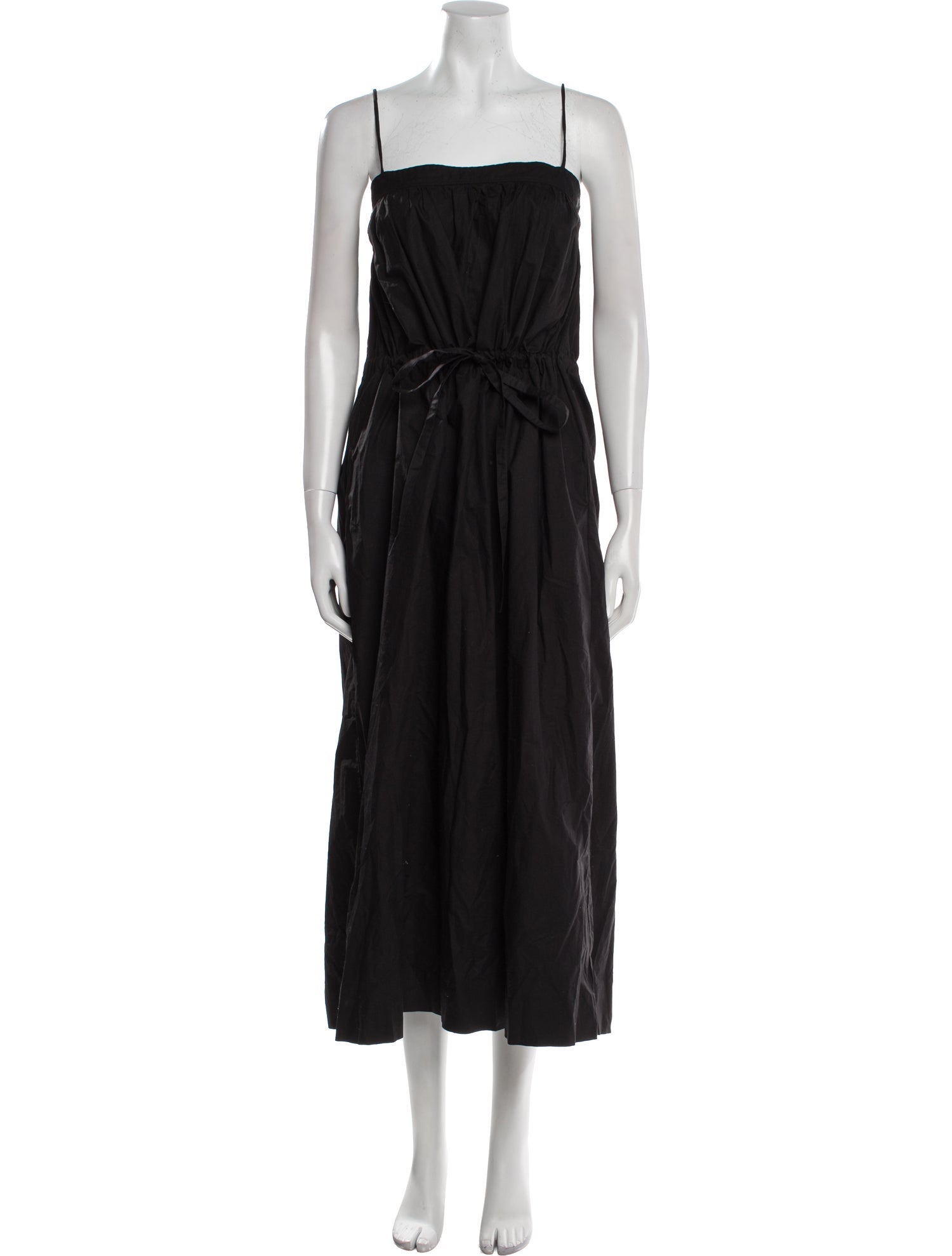 Ganni Square Neckline Long Dress