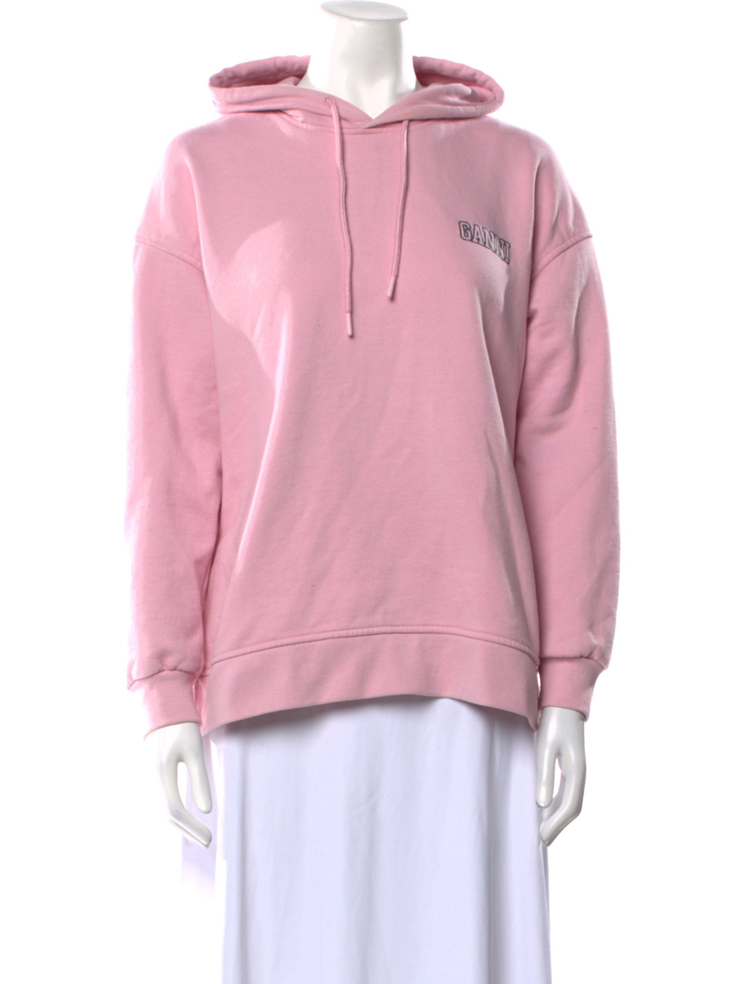 Ganni Crew Neck Long Sleeve Sweatshirt