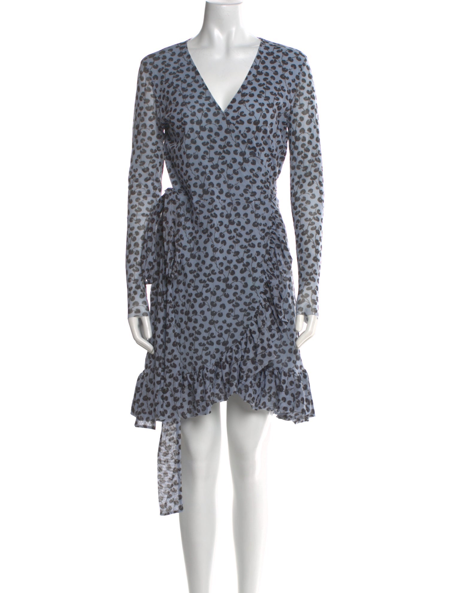 Ganni Floral Print Mini Dress