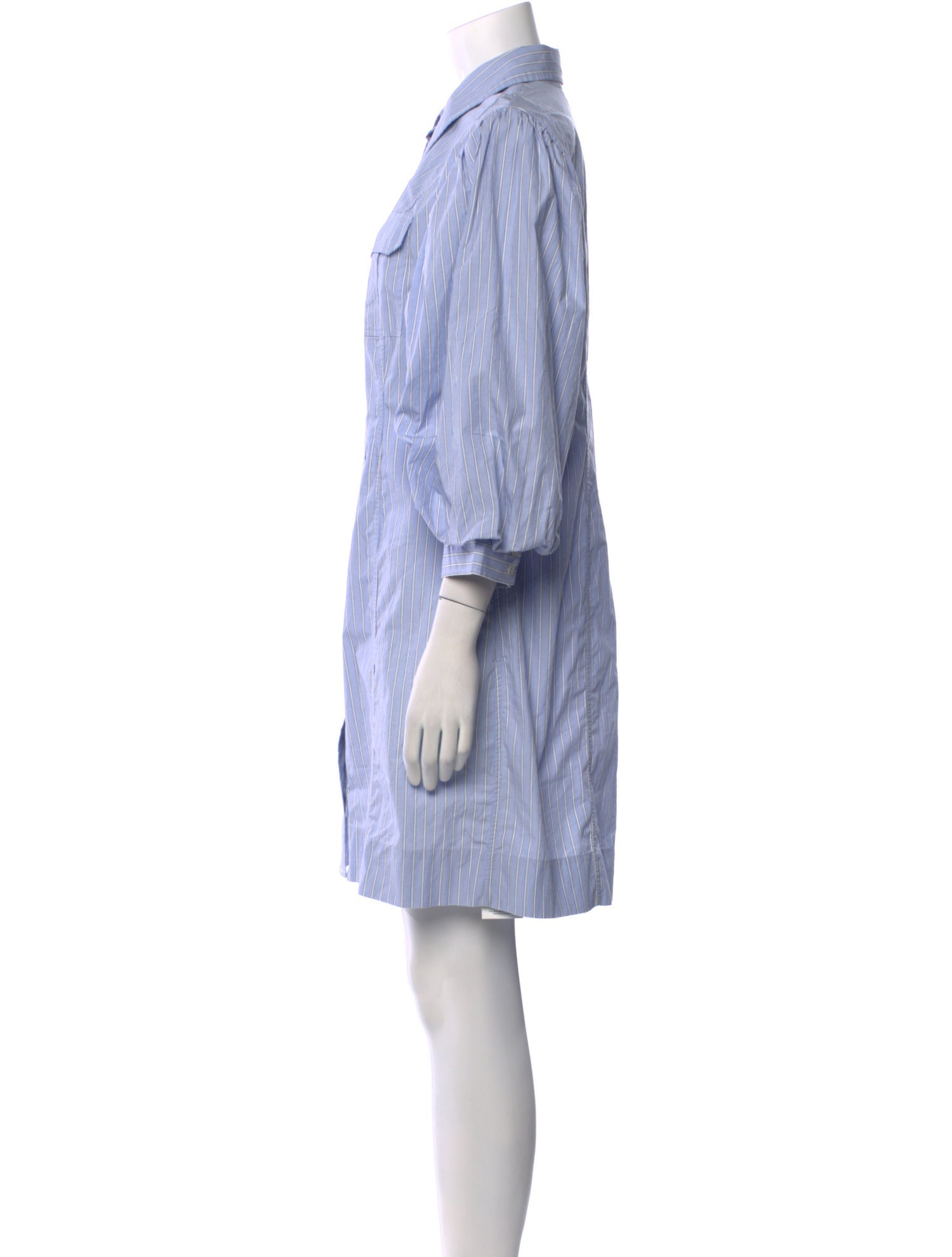 Ganni Striped Mini Dress