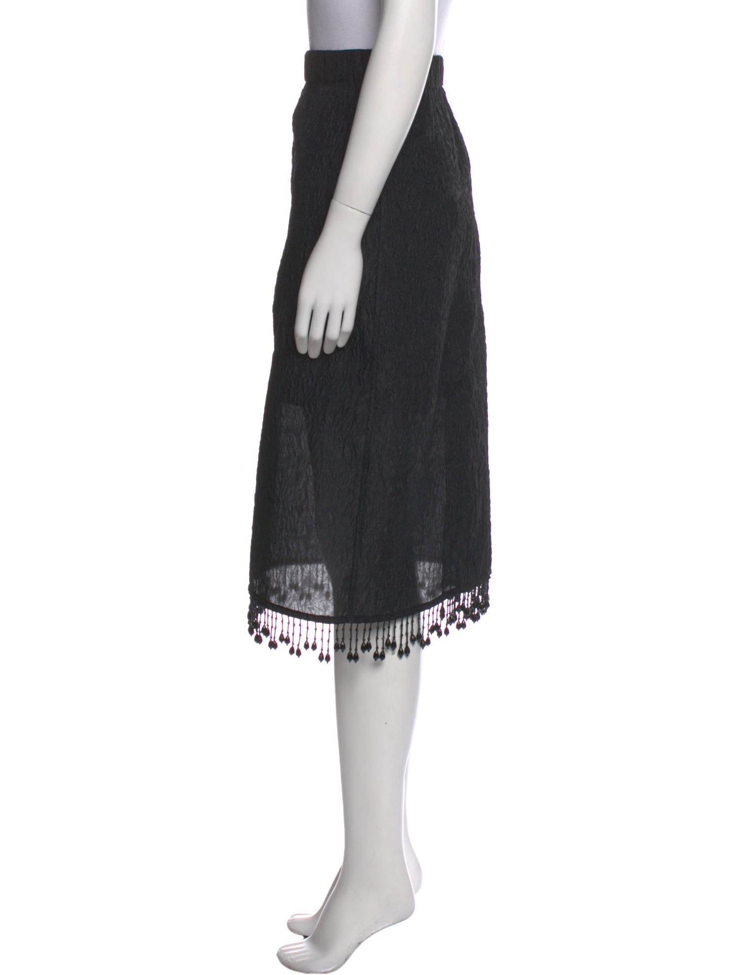 Ganni Beaded Accents Knee-Length Skirt w/ Tags