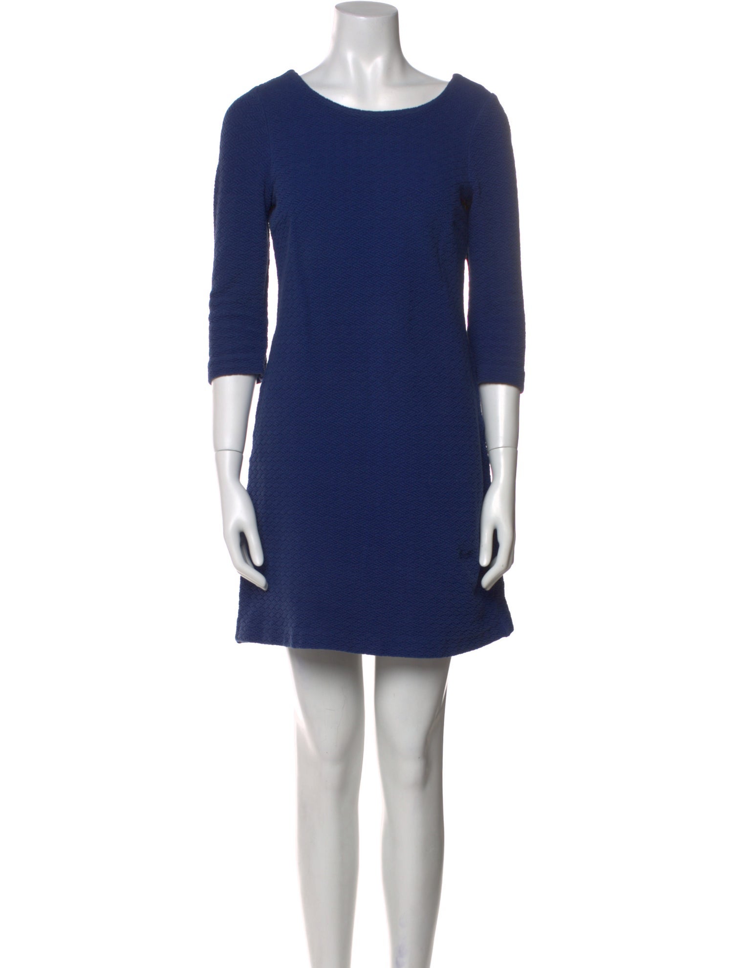 Ganni Scoop Neck Mini Dress